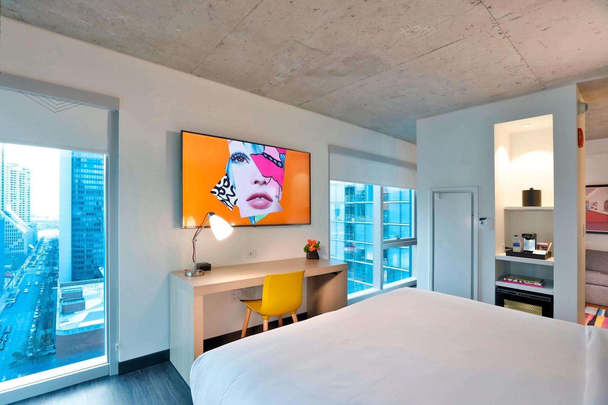 Suíte de 1 Quarto com Cama King-size e Vista da Cidade