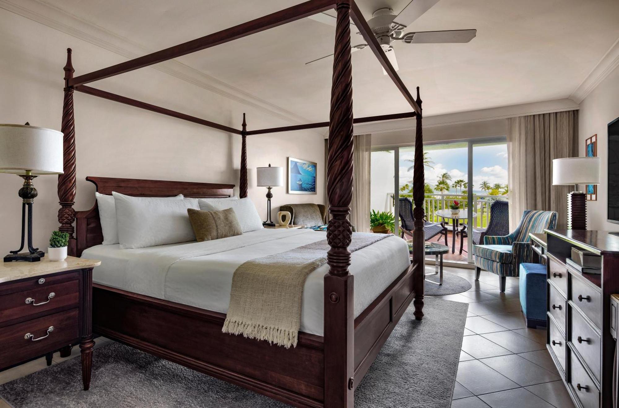Habitación Grande Luxe Luna de Miel Caribeña con vistas a la playa
