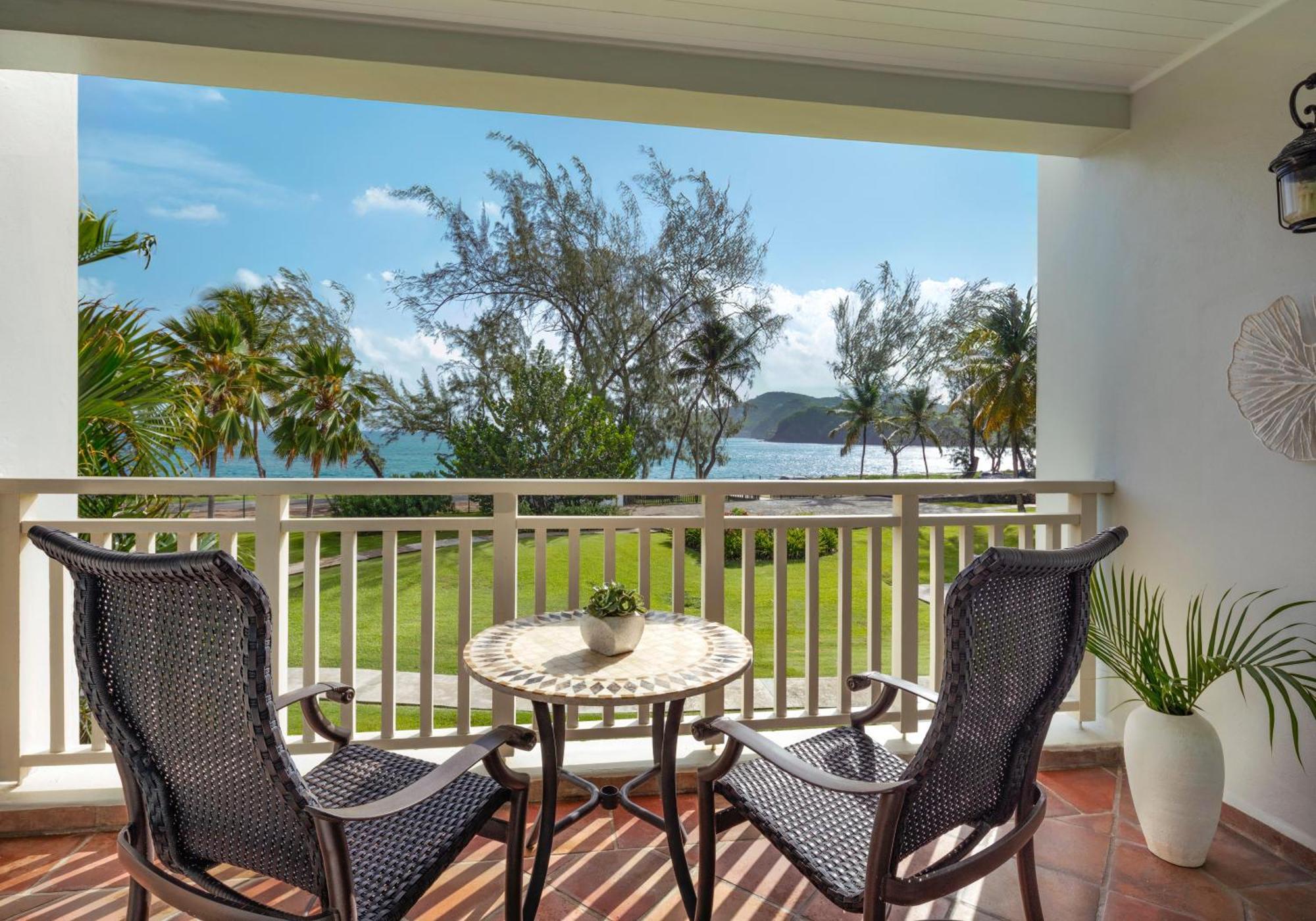 Habitación de lujo caribeña con vistas al mar