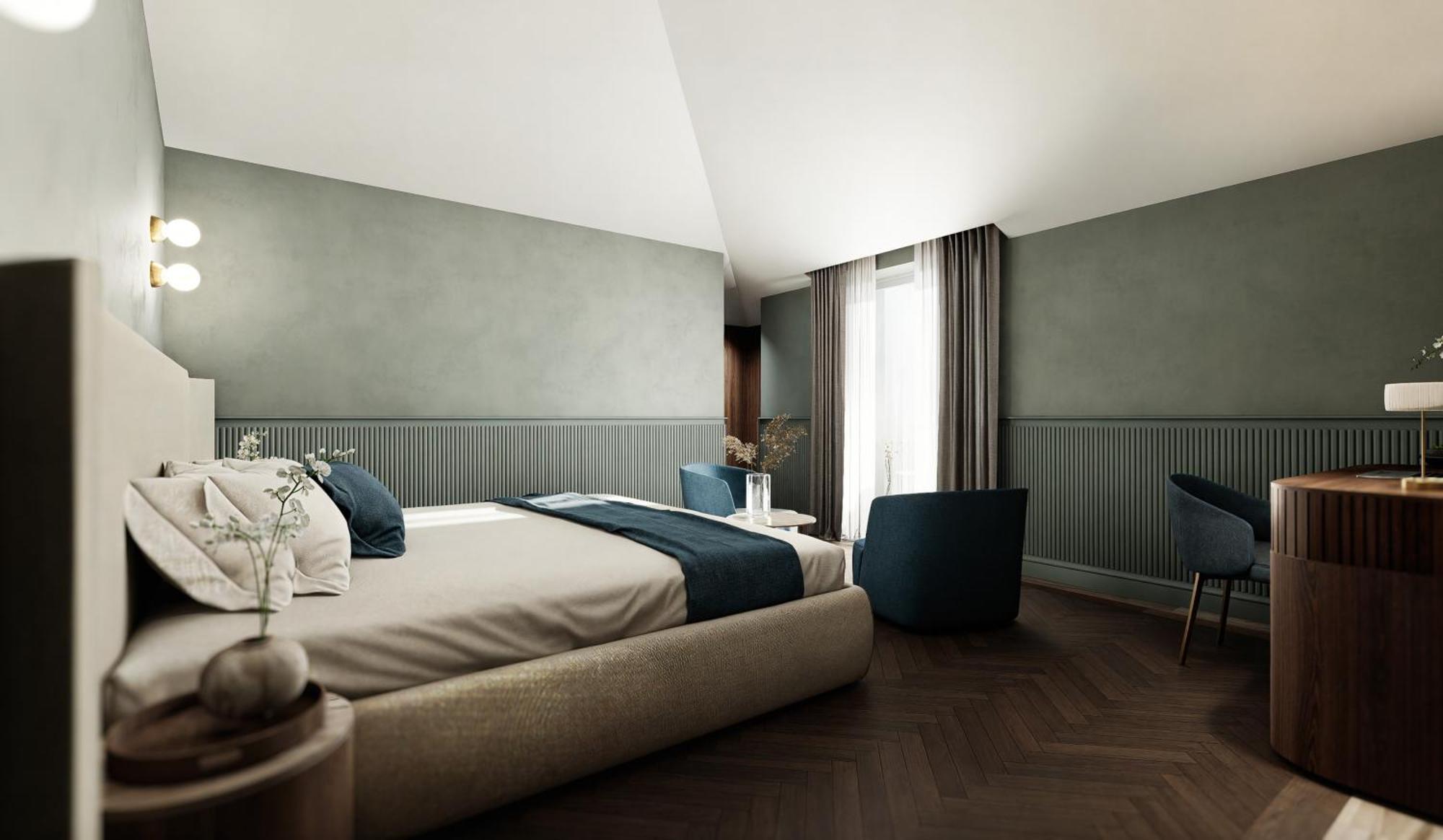 Deluxe Tweepersoonskamer met 1 of 2 Bedden - bij de Bergen