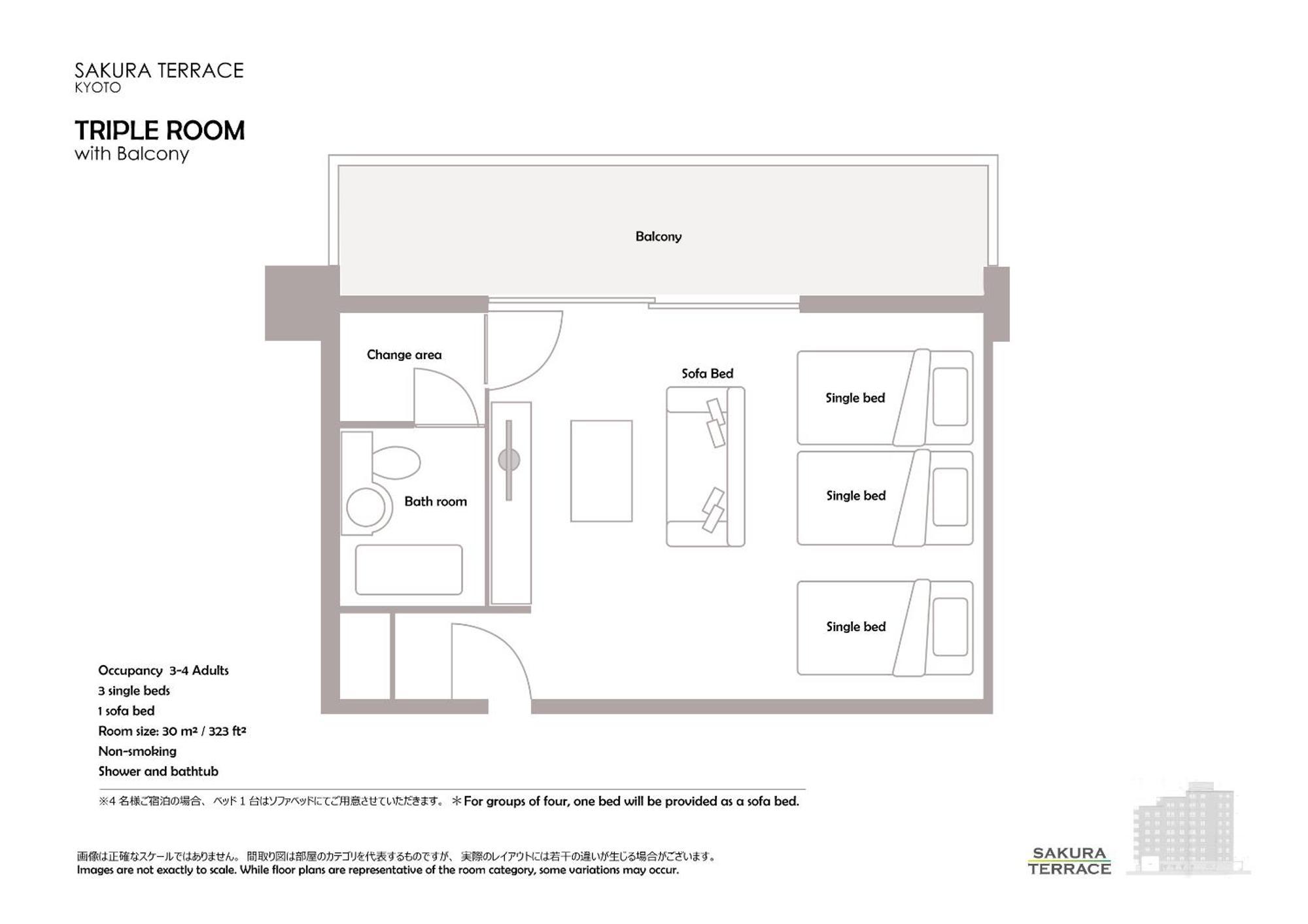 Balcony Twin Room Non Smoking