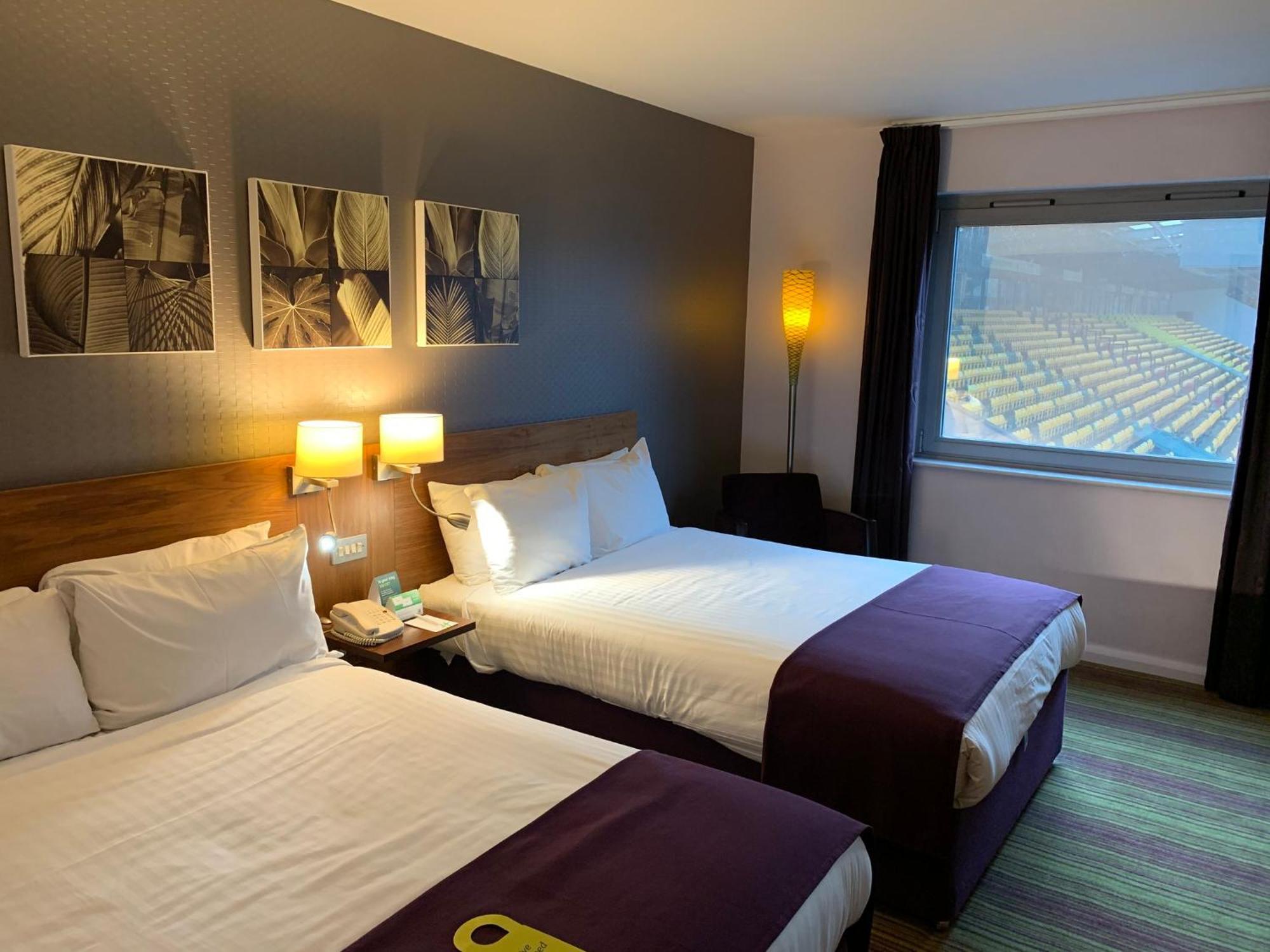 Standard Double Room Two Double Beds Pitch View