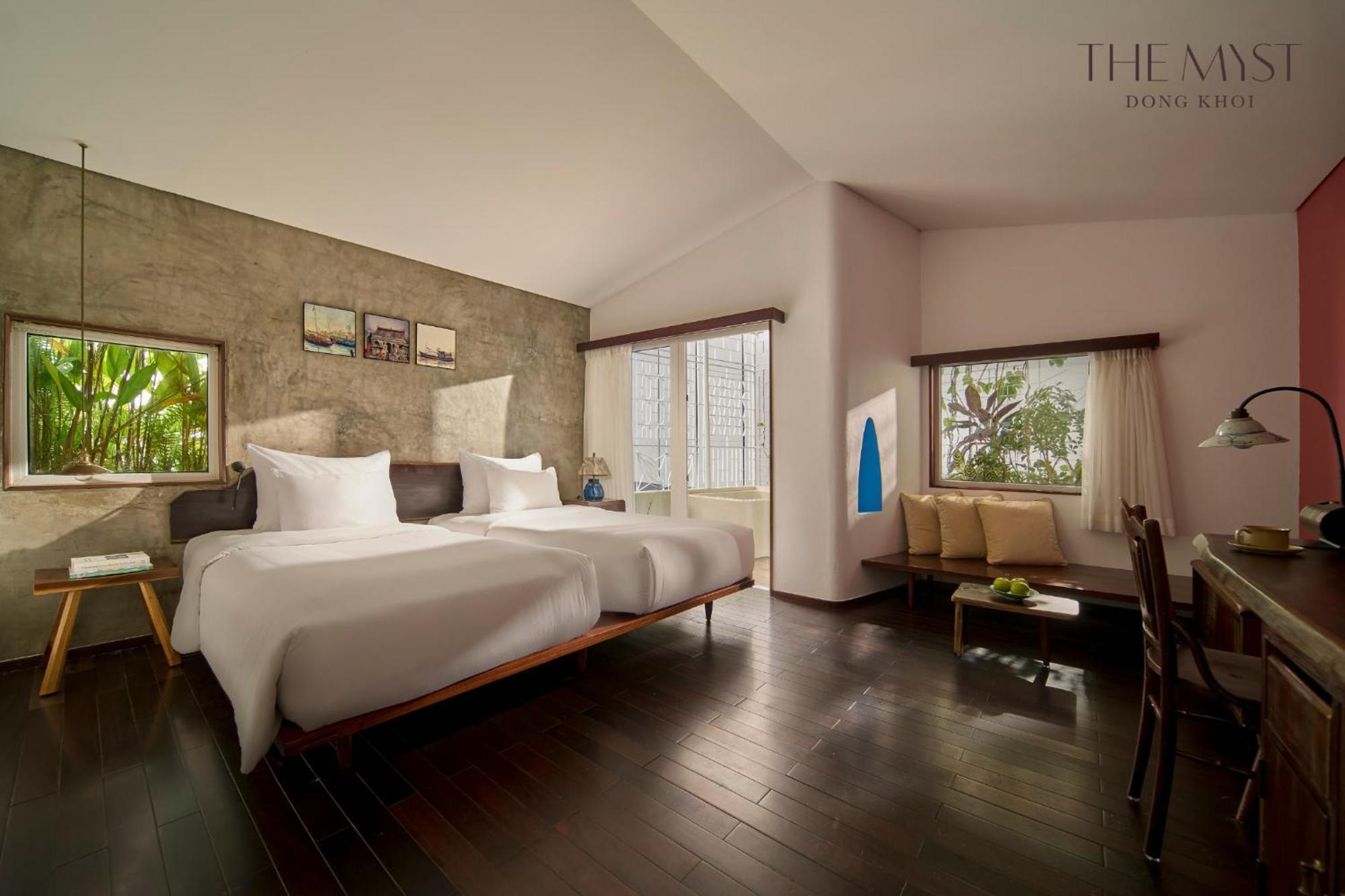Serene Corner Balcony Twin Room