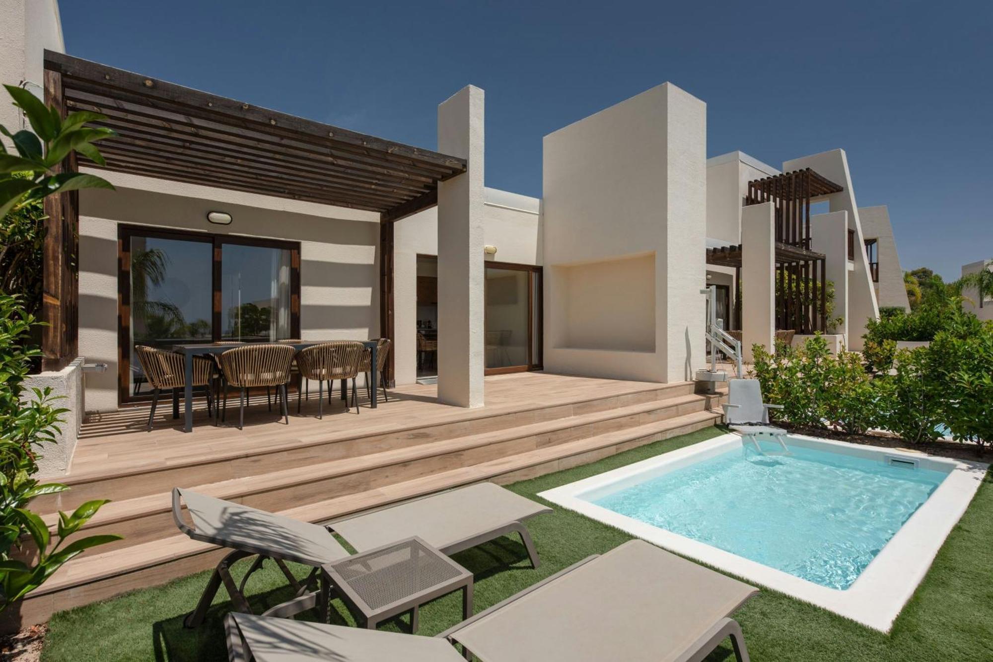 Two-Bedroom Adapted Pool Villa Balcony Resort View