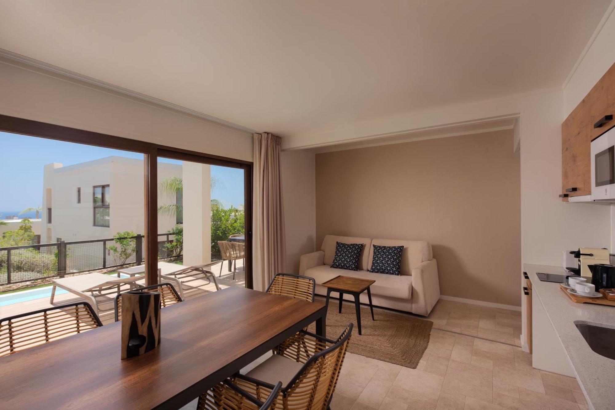 Two-Bedroom Adapted Pool Villa Balcony Resort View