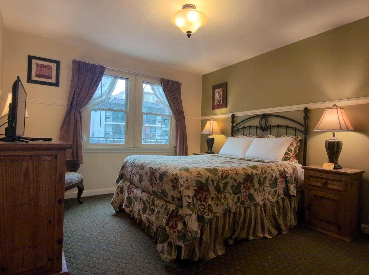Street Facing Queen room Kitchen Dog Friendly