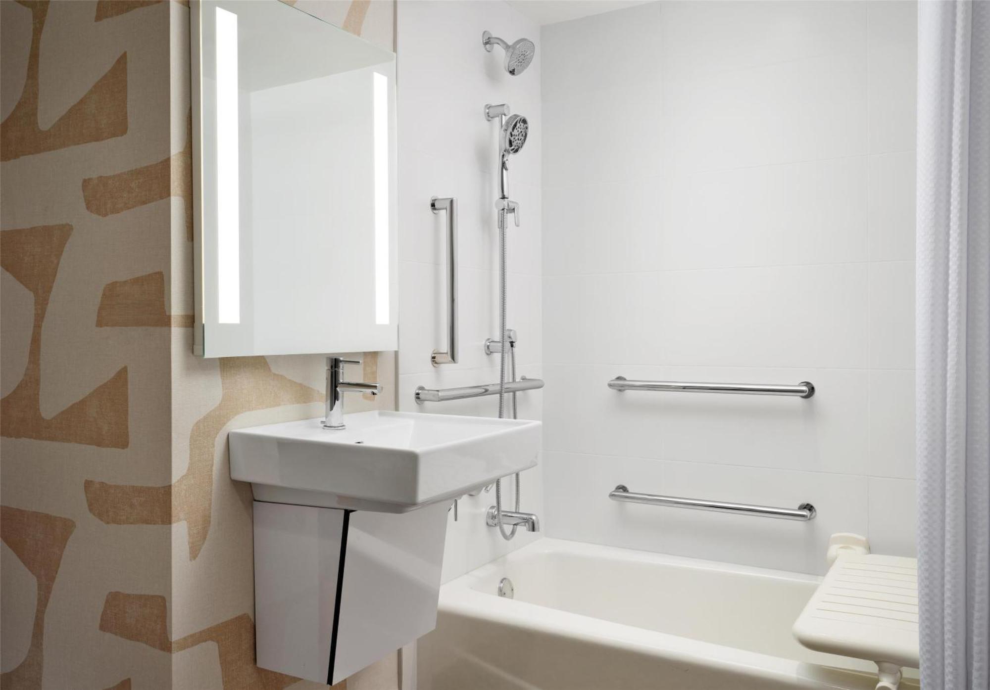 Mobility Accessible One Bedroom Suite King Tub