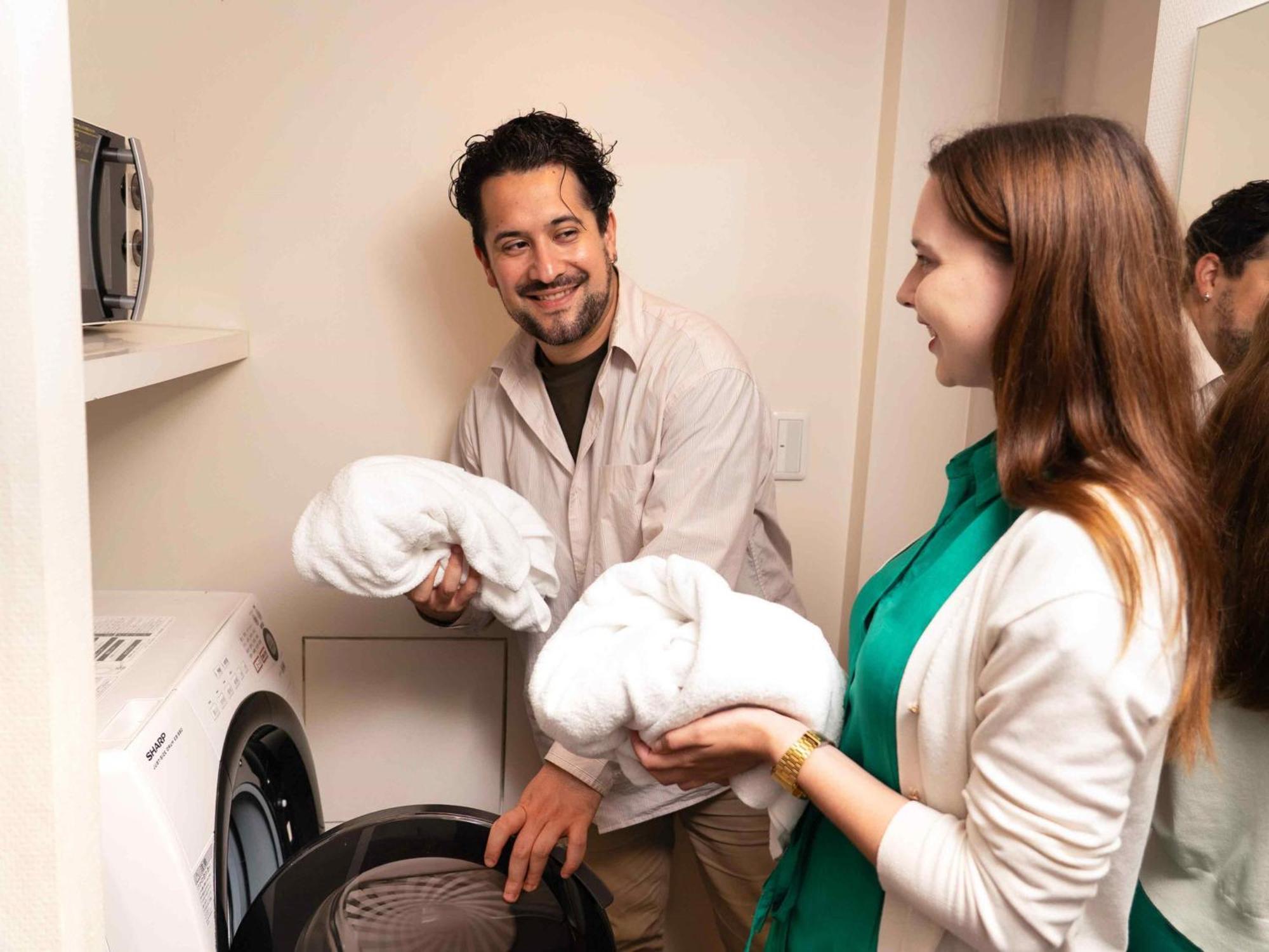 Residential Double Washer & Dryer