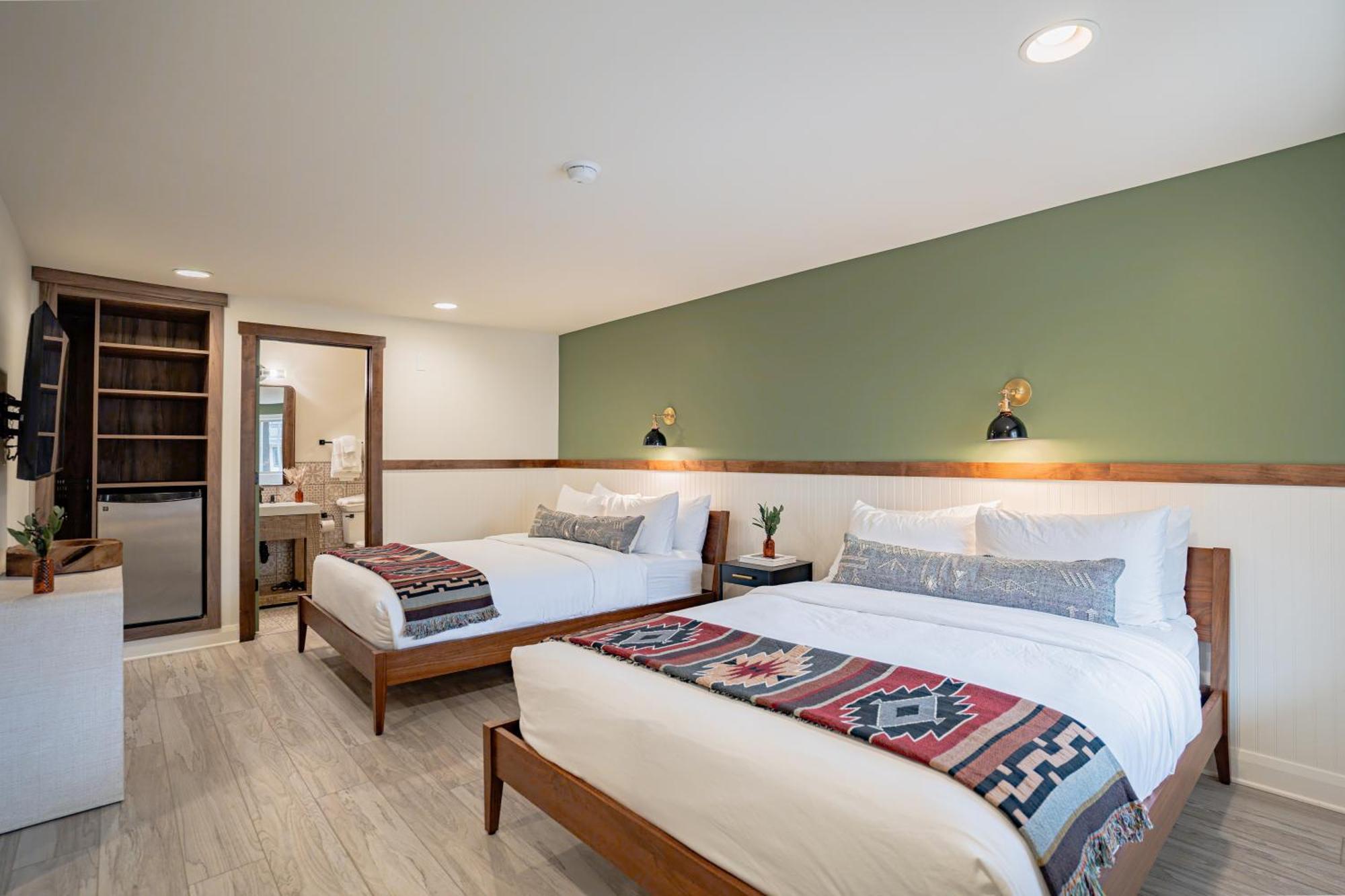 Zimmer mit 2 Queensize-Betten - 1. Etage
