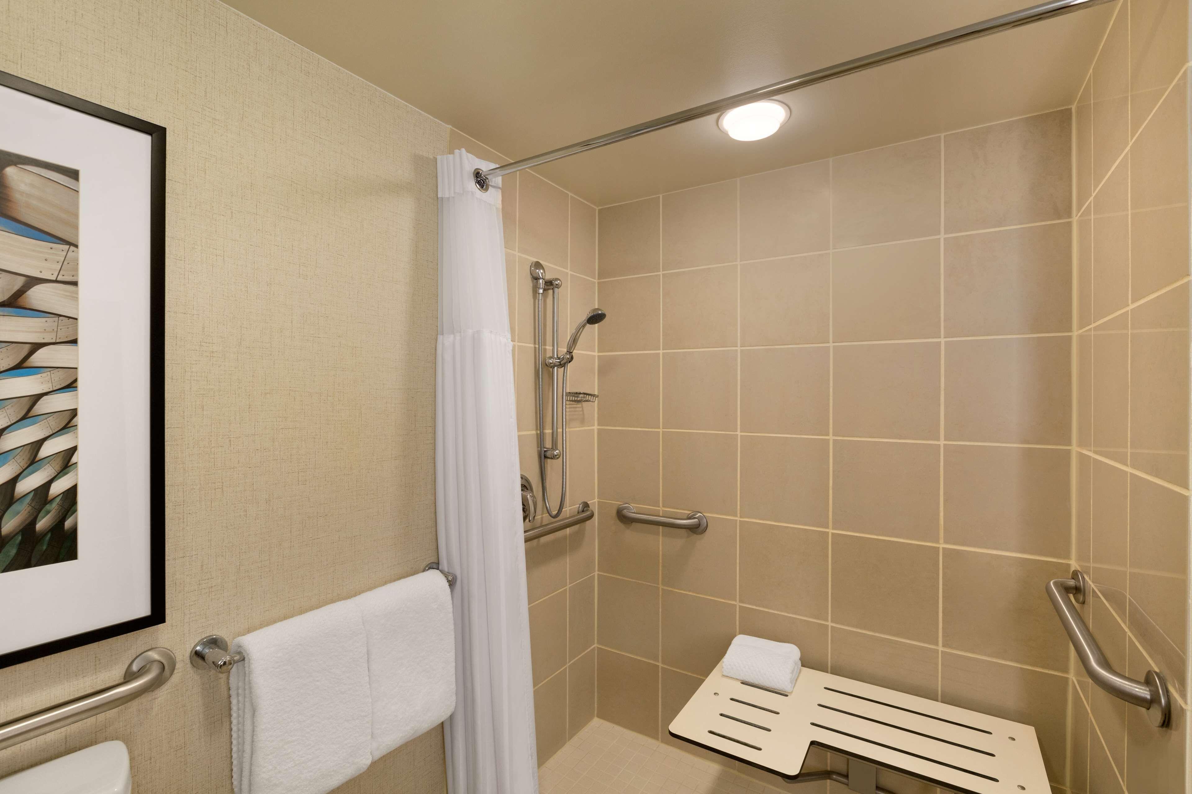 One-Bedroom King Suite Roll Shower Mobility Access