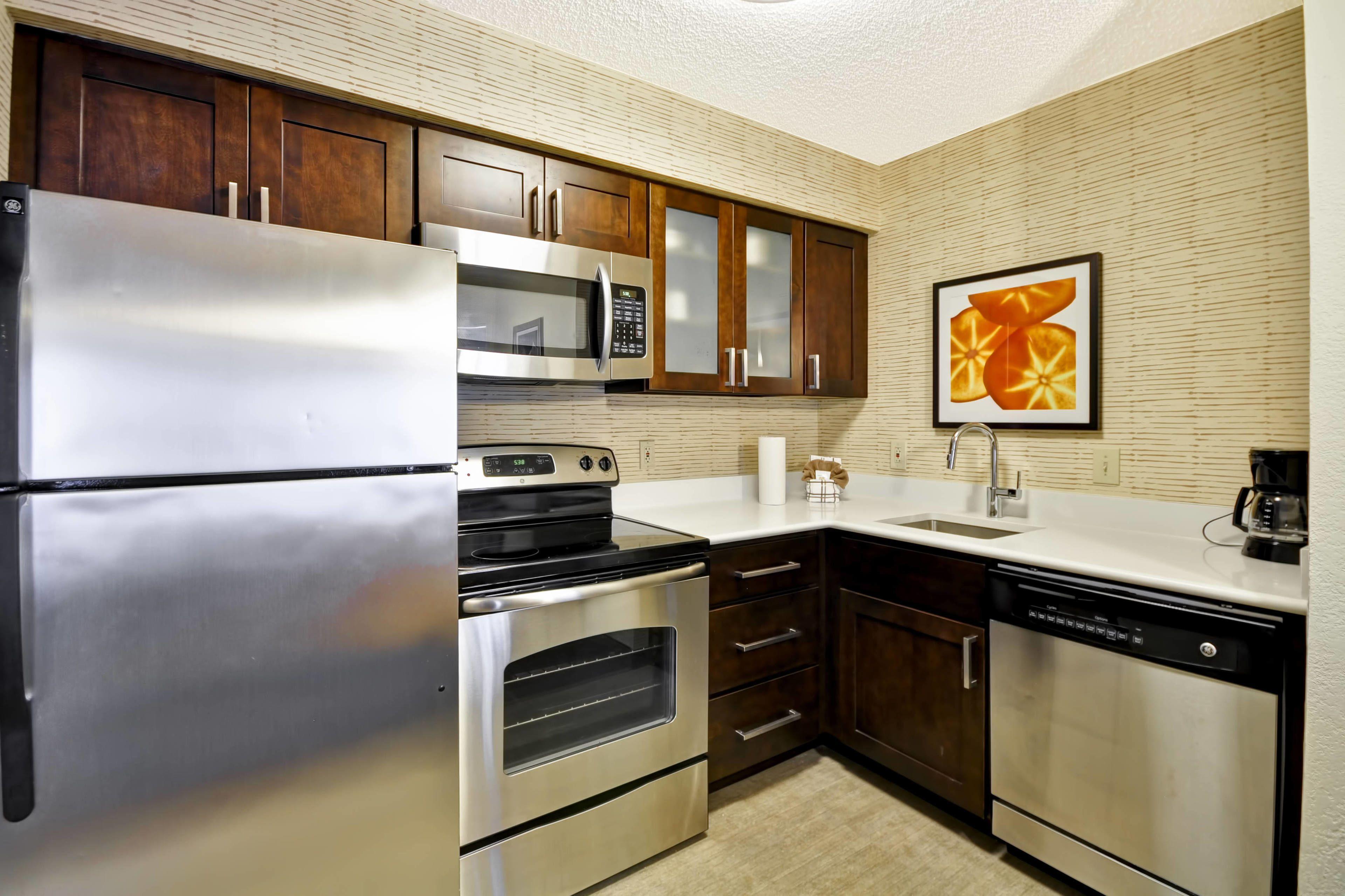 Two-Bedroom Suite Fireplace