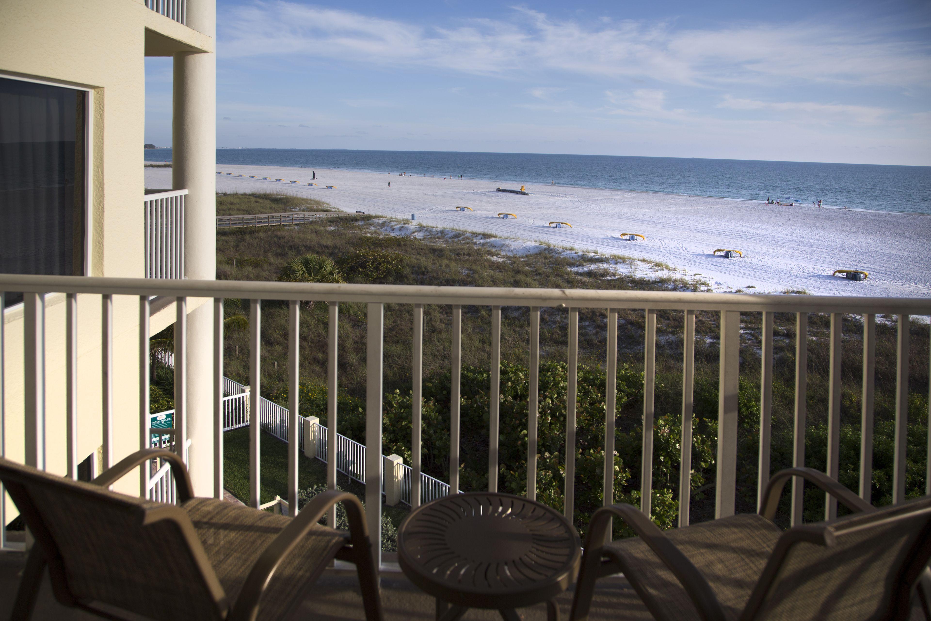 Two Bedroom Suite Balcony Gulf Front View