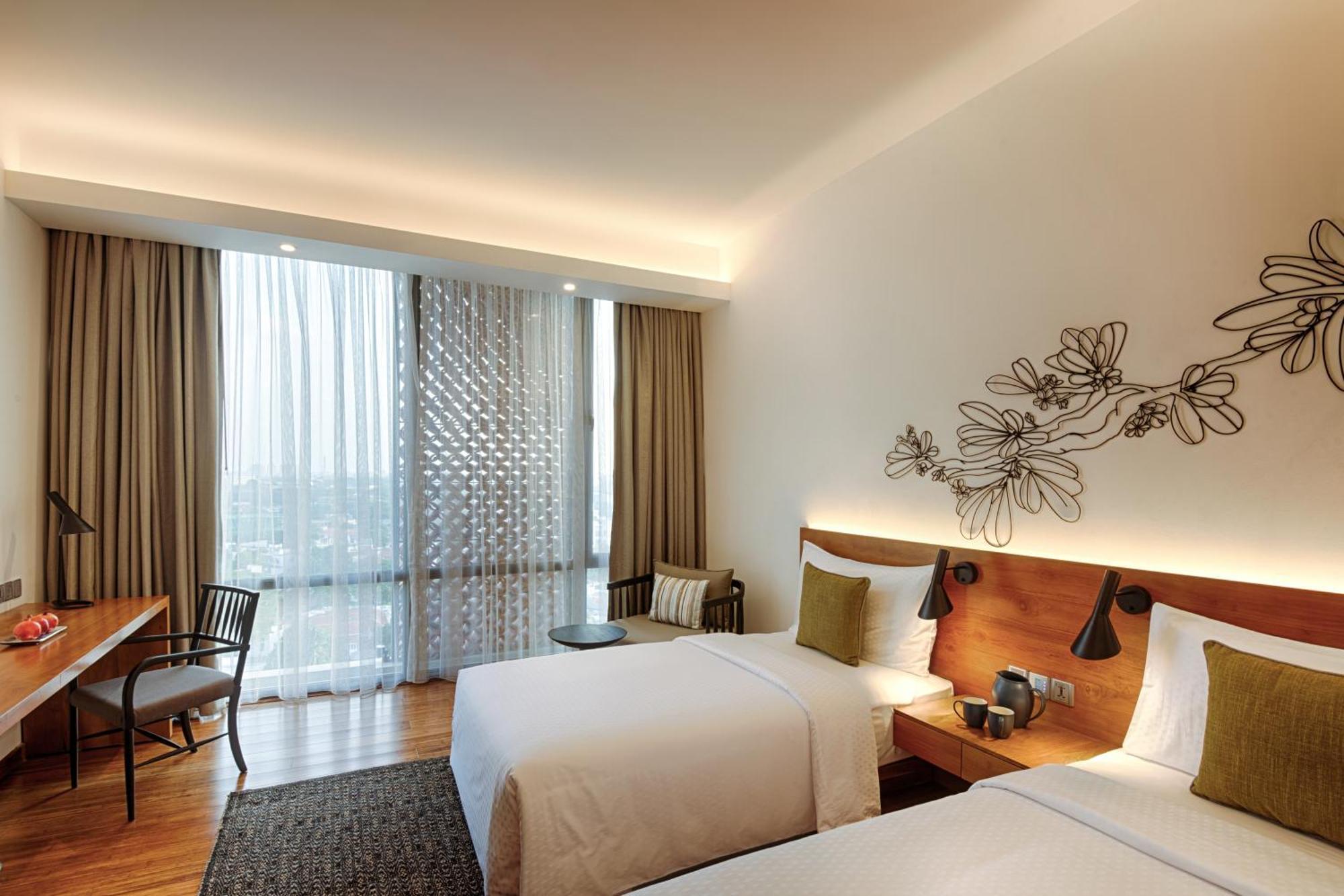 Deluxe Twin Room at Ward7 57 Virticle restaurants