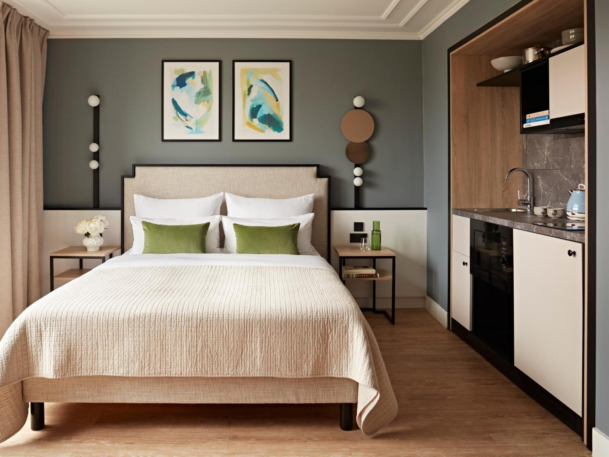 Studio de Luxe avec Lit d'Appoint