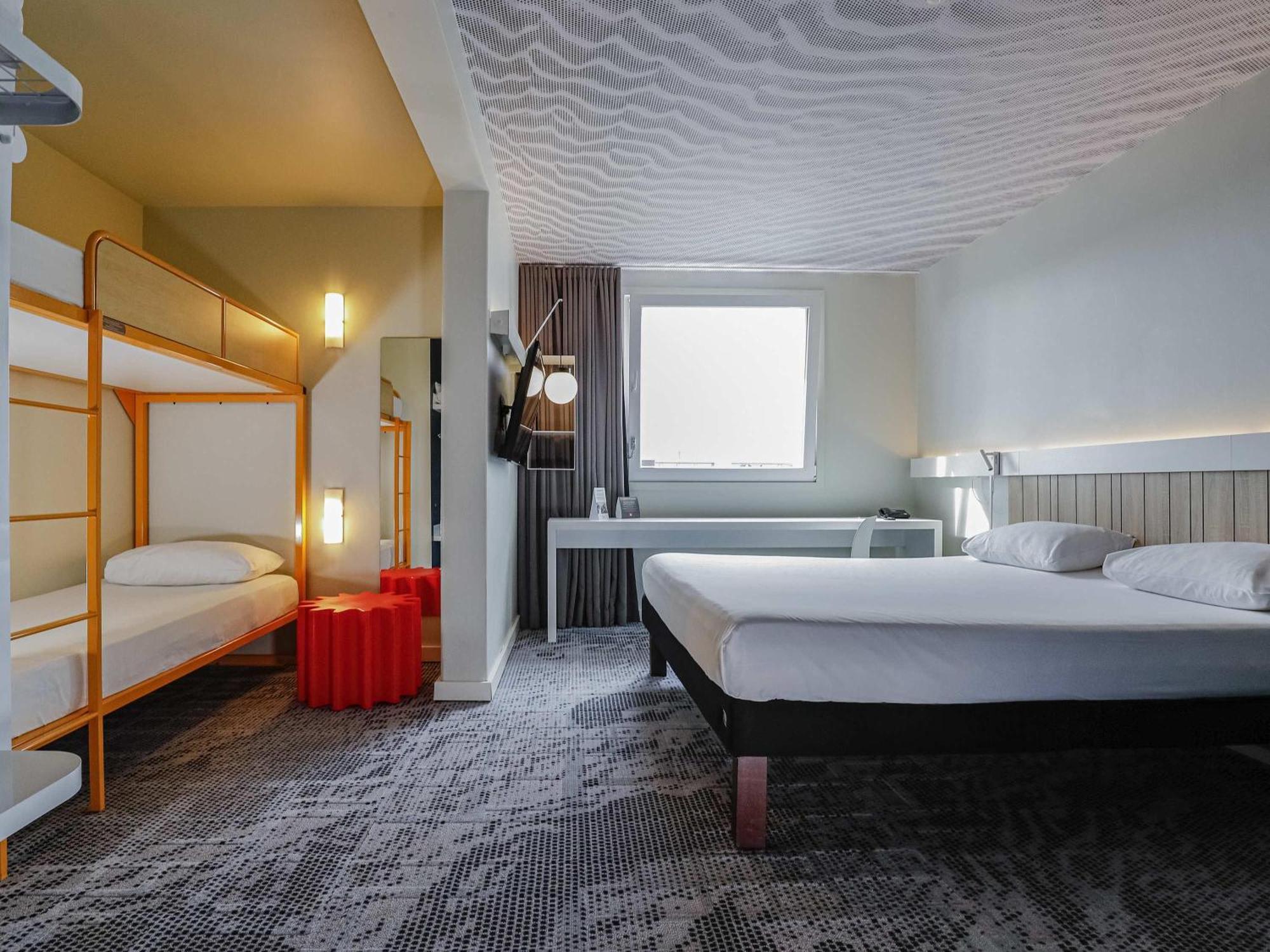 Standard Room One Double Bed Two Single Beds
