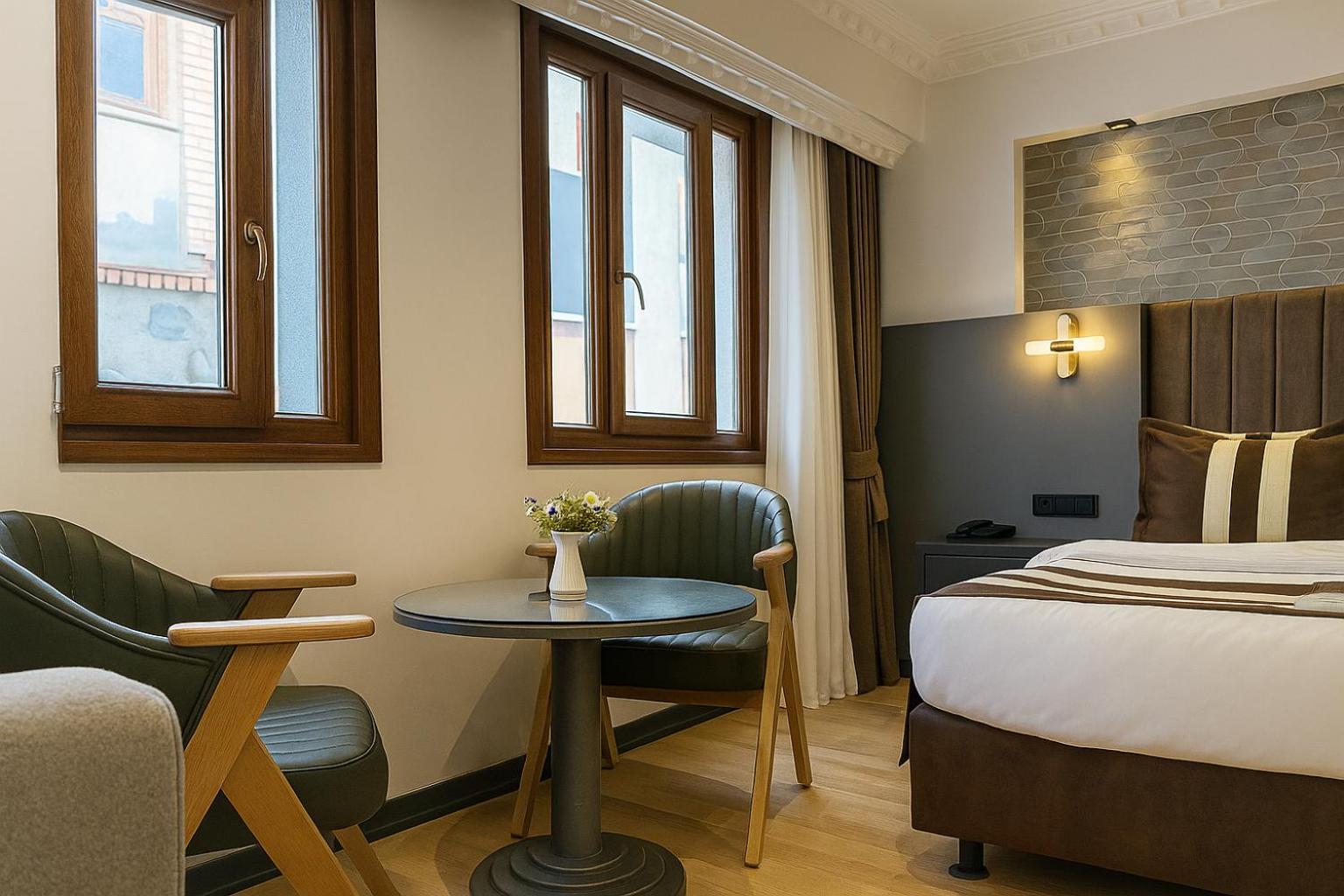 Standard Zimmer mit Kingsize-Bett