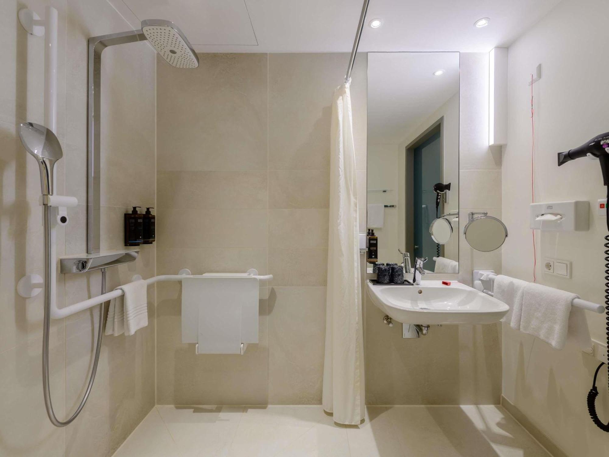 Standard Queen Room Accessible Bathroom