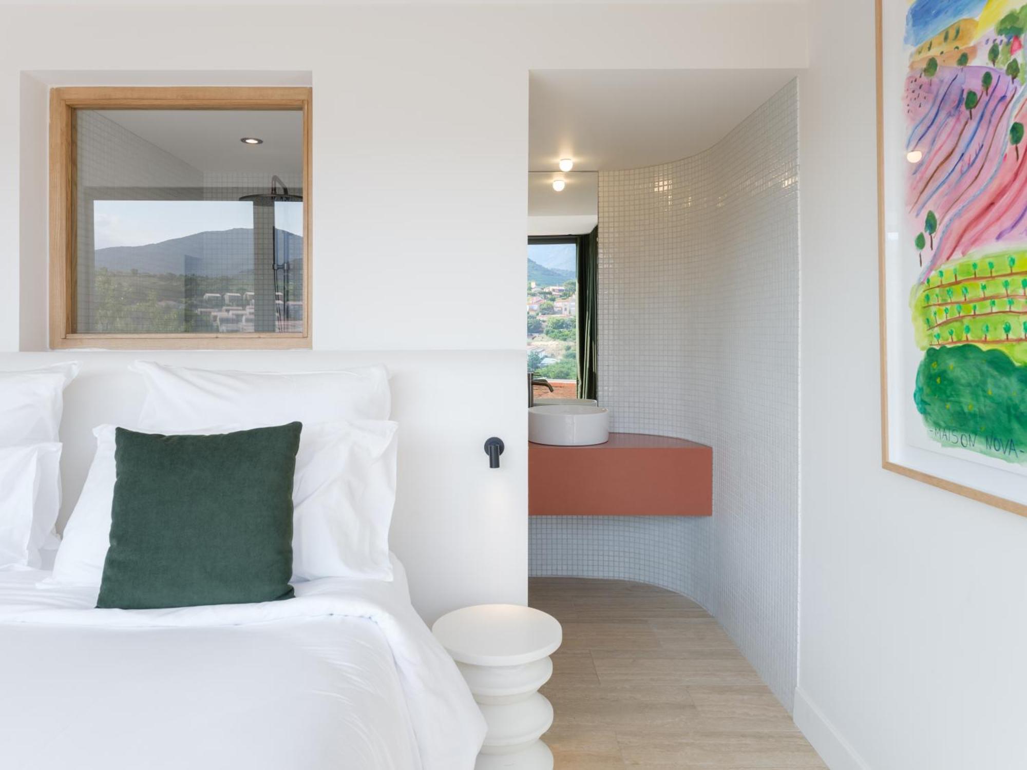 Massane - Double Room with Terrace - Albères View