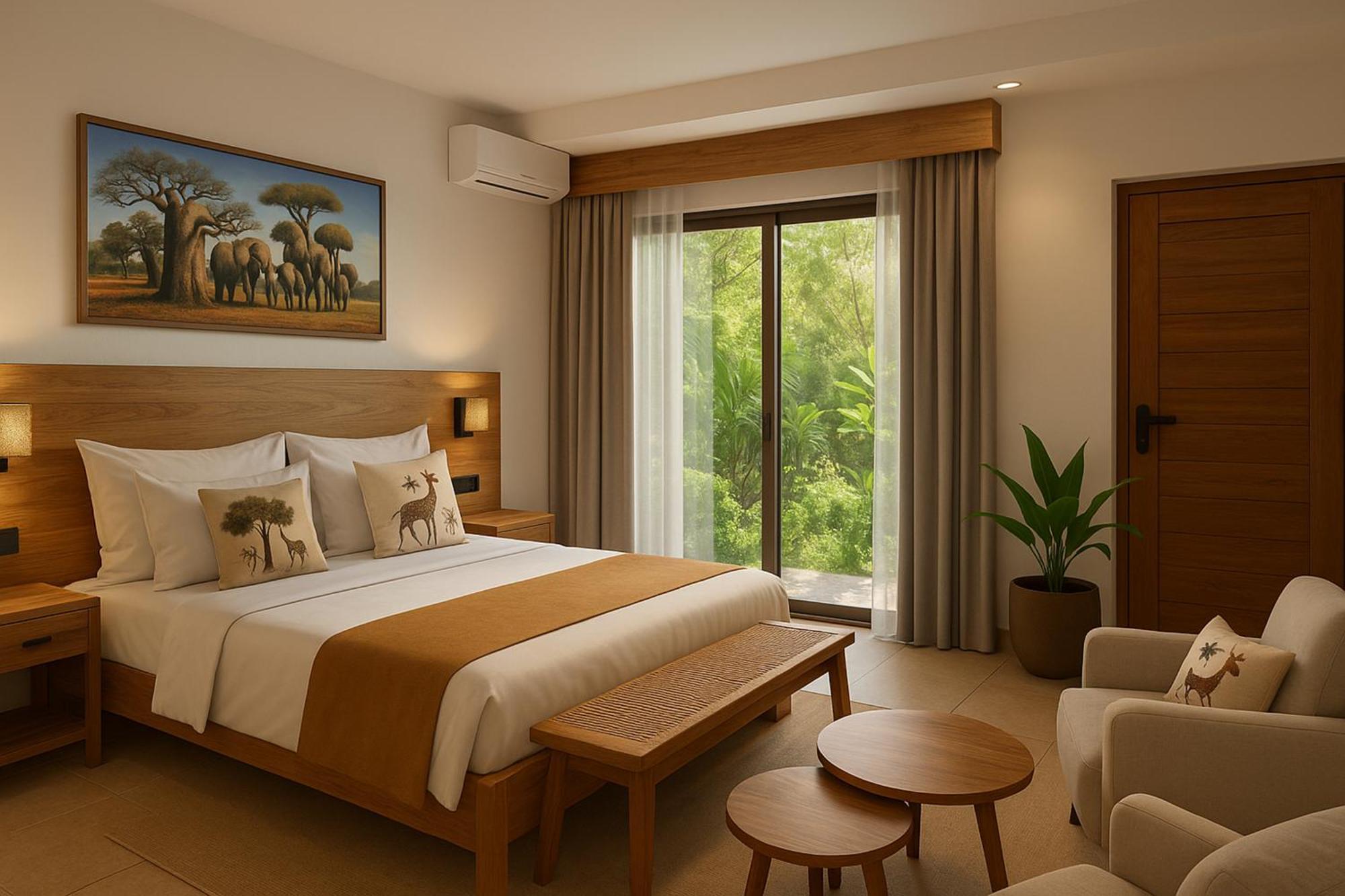 Standard King or Twin Garden View
