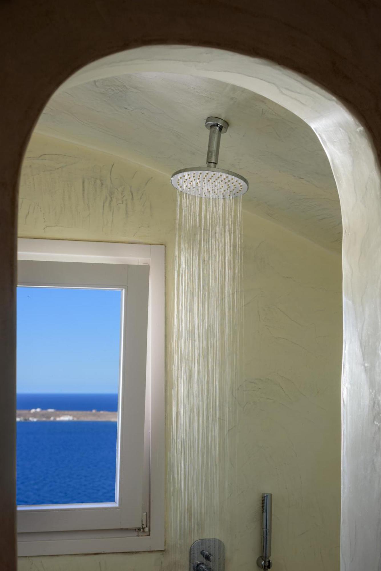 Studio avec Baignoire spa privée et Vue sur la caldeira