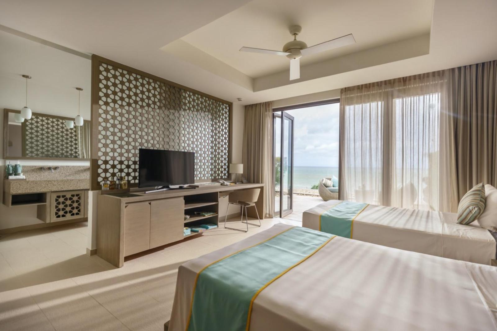 Ocean View One-Bedroom Twin Room