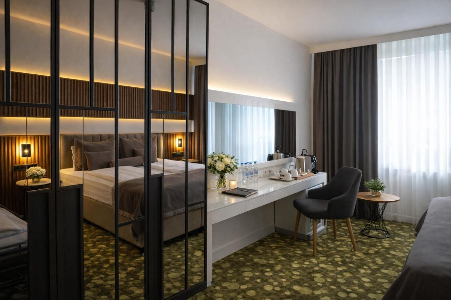 Quarto Deluxe (2 Adultos + 1 Criança)