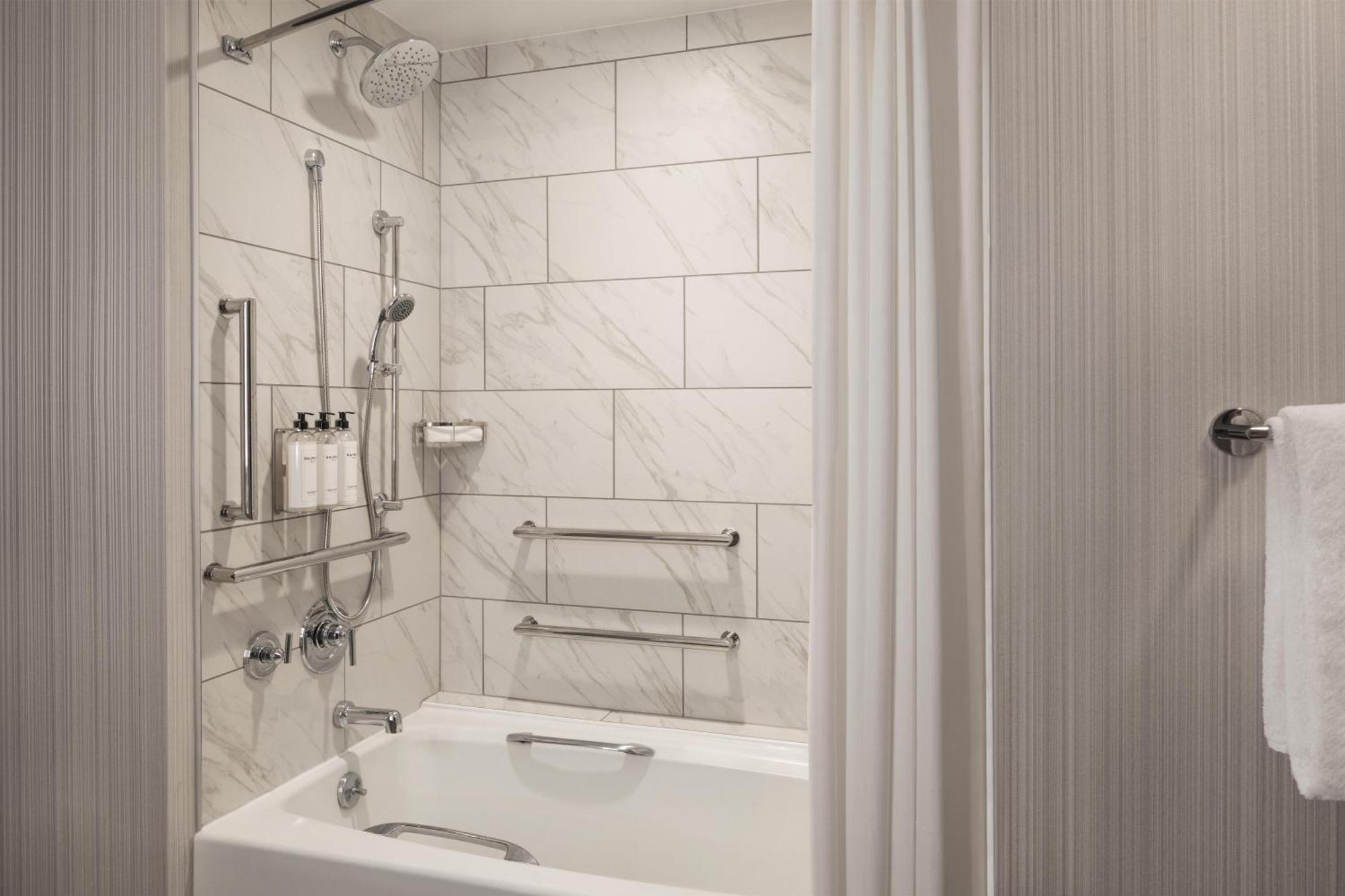 King Room Bath Tub Mobility Accessible