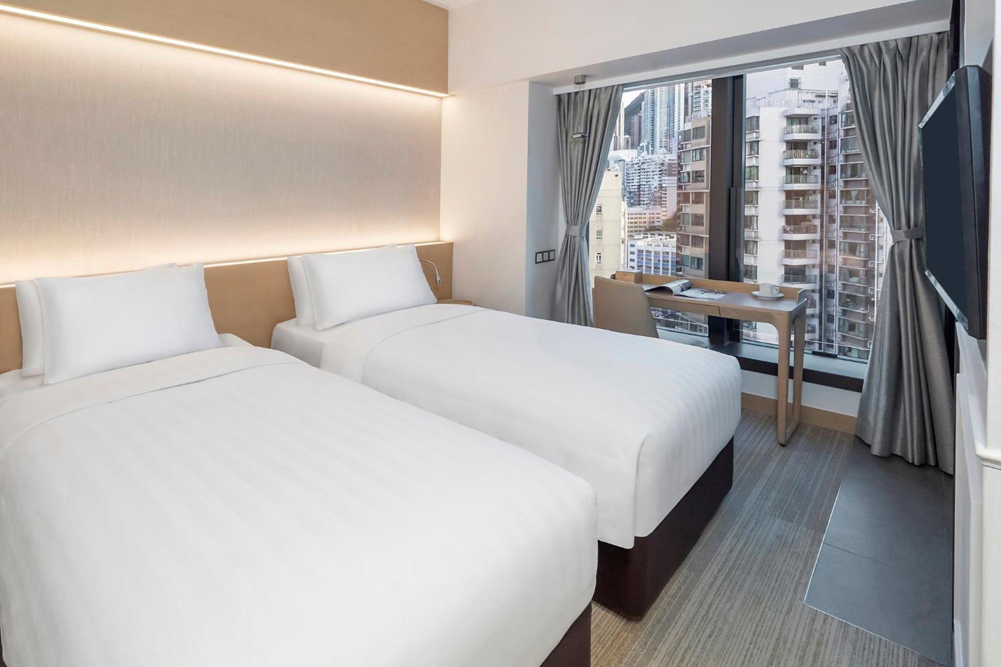 Deluxe Zweibettzimmer mit Stadtblick