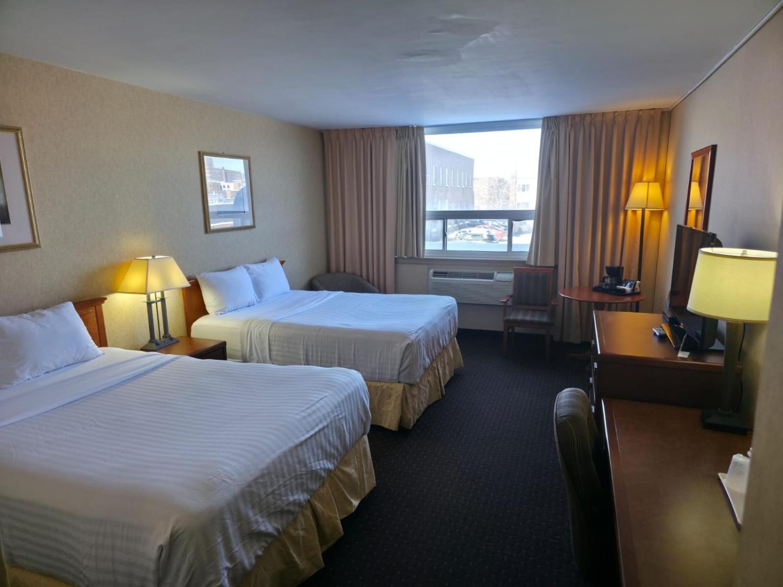 Double Room Two Double Beds Pet-Friendly or Non-Smoking