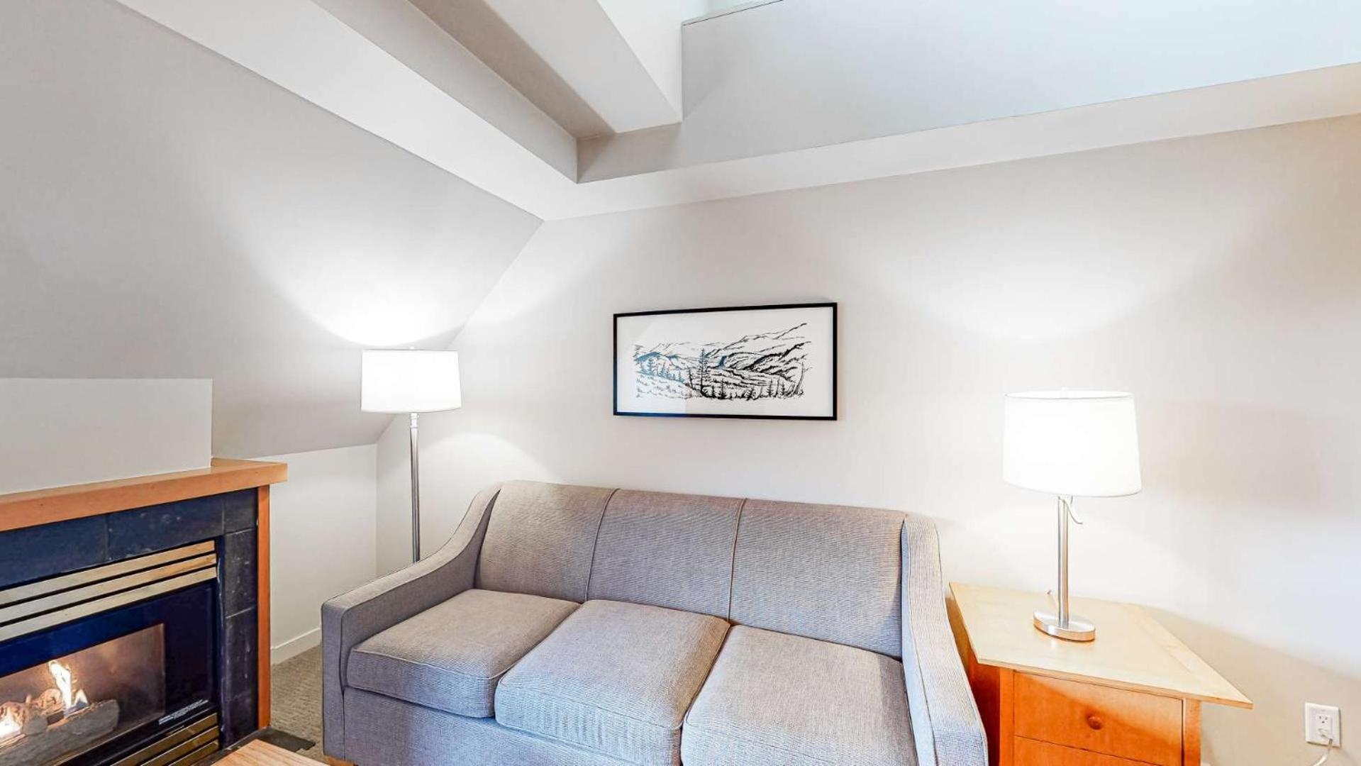 Estudio con cama extragrande