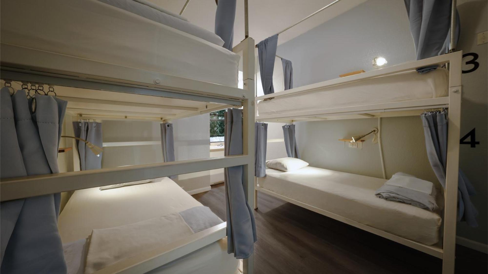 Bed 4-Bed Mixed Dorm Shared Washroom