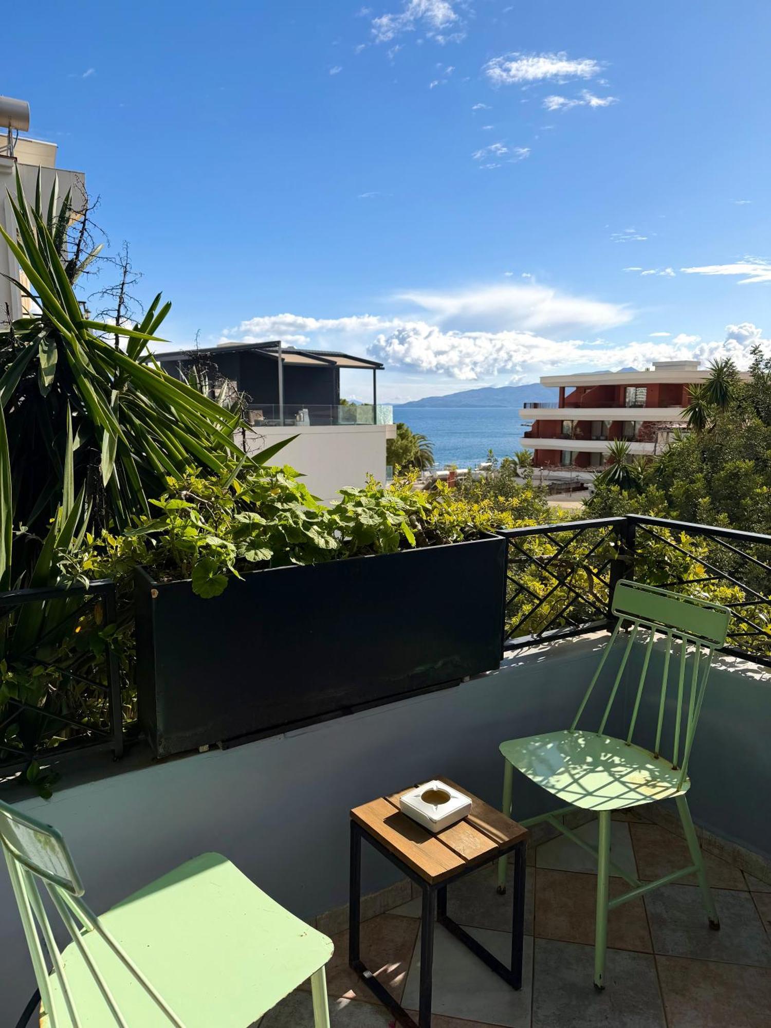 Deluxe Double Room Balcony Partial Sea View