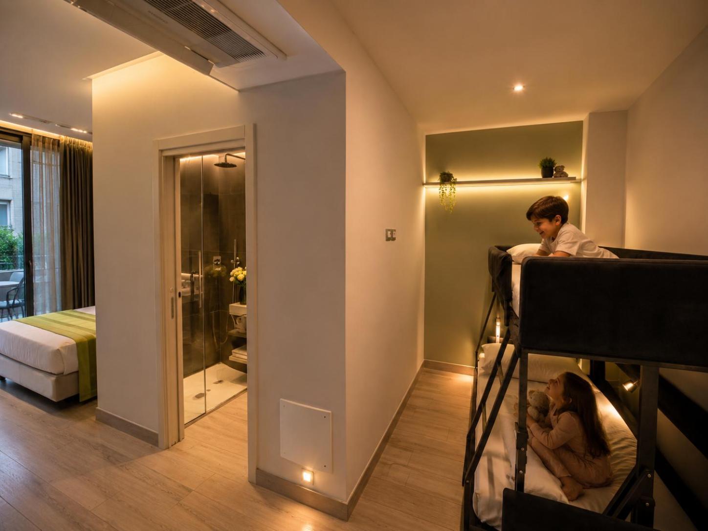 Suite Junior con terraza y vistas a la ciudad