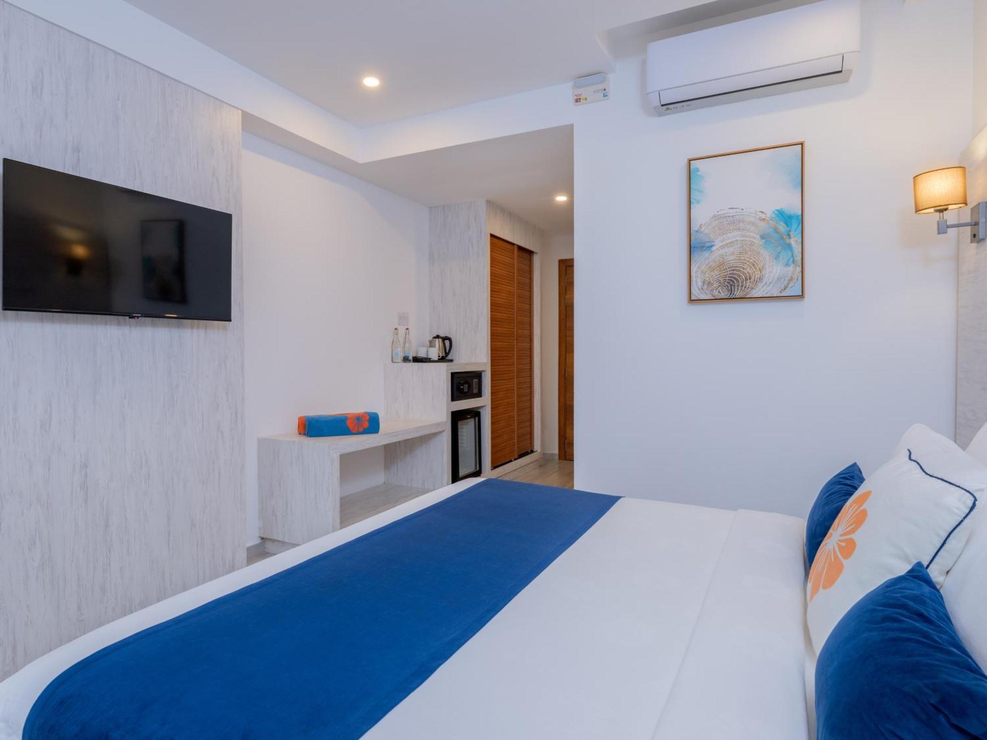 Quarto Duplo Deluxe com Vista da Cidade e Varanda