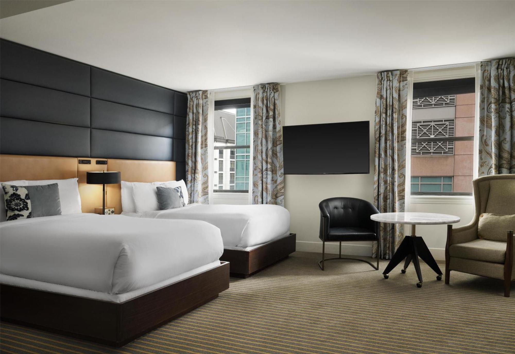 Deluxe Room Two Double Beds City View