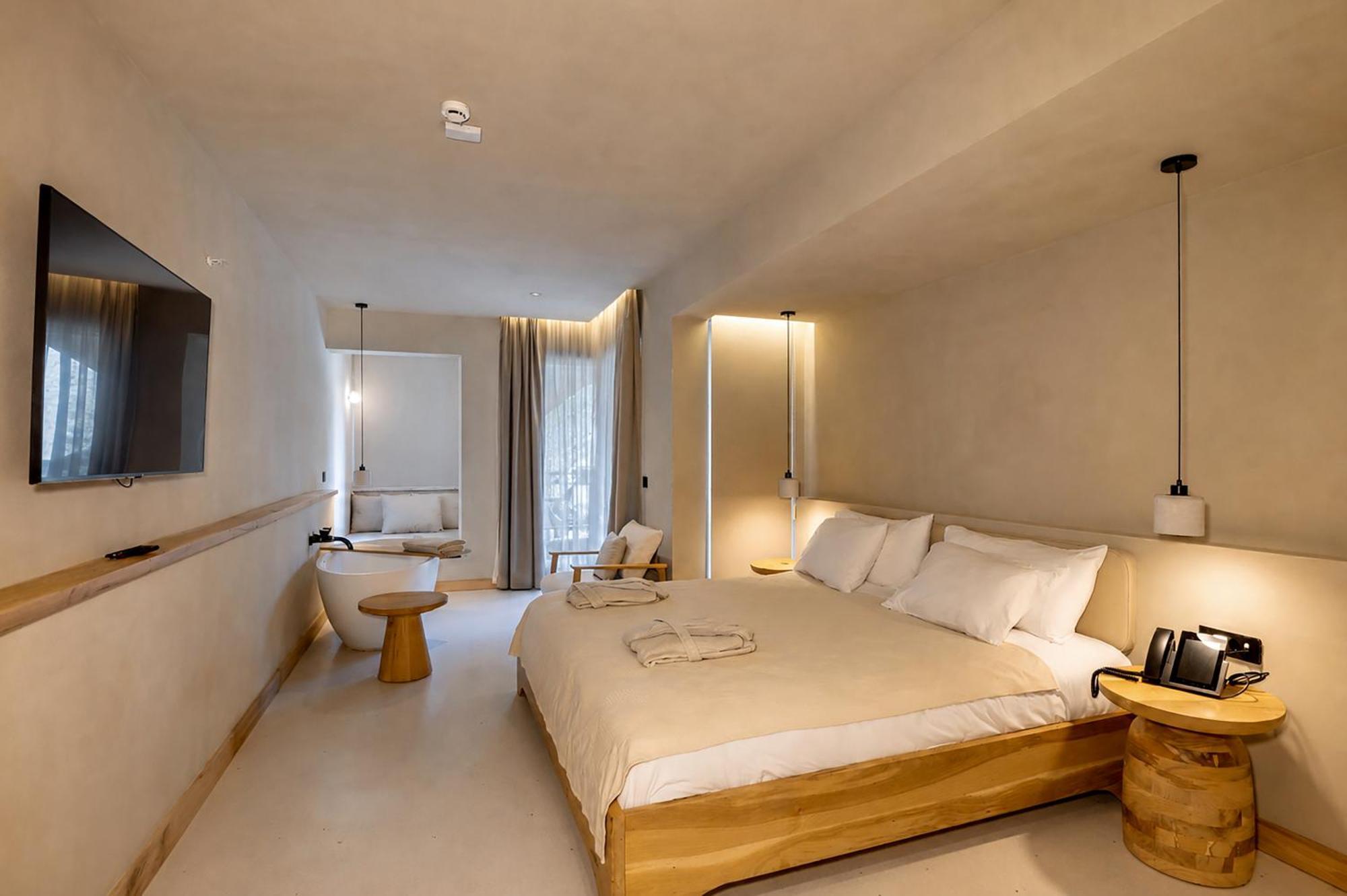 Deluxe Doppelzimmer mit seitlichem Meerblick