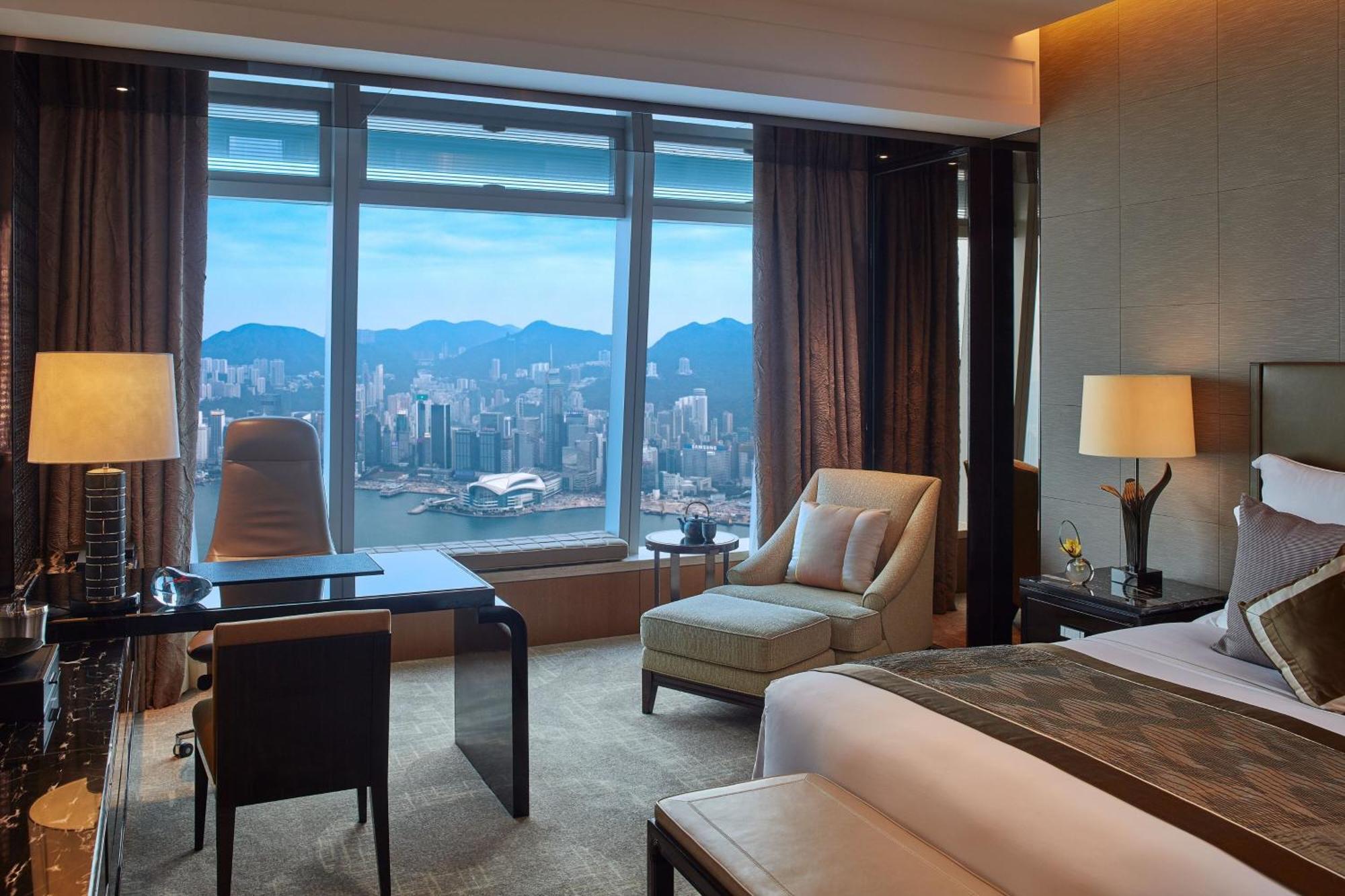 Habitación Deluxe Victoria Harbour con cama extragrande