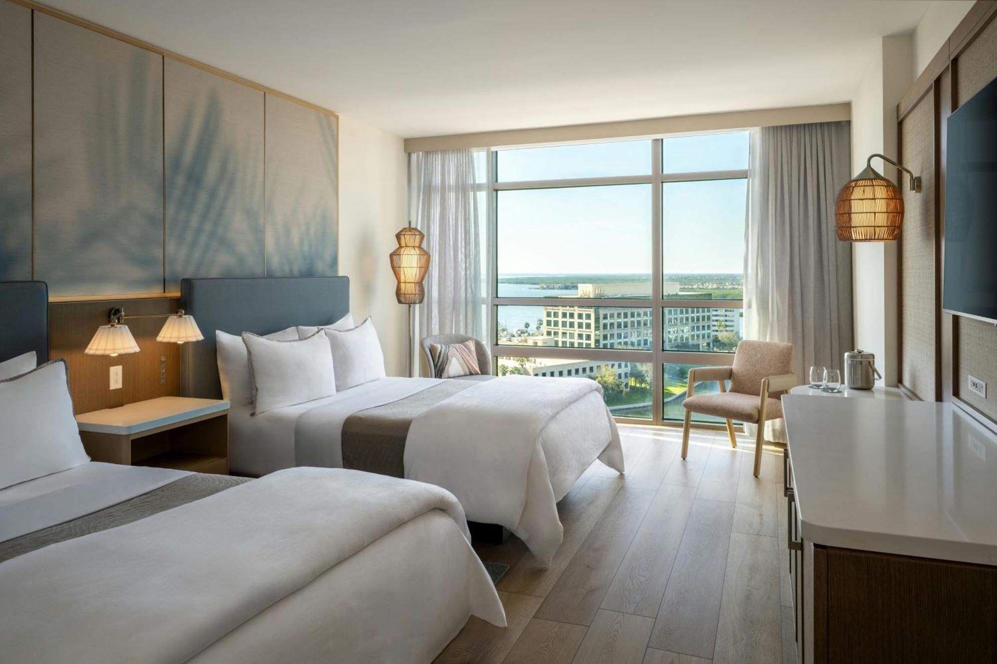 Queen Room Two Queen Beds Partial Bay View Newly Renovated