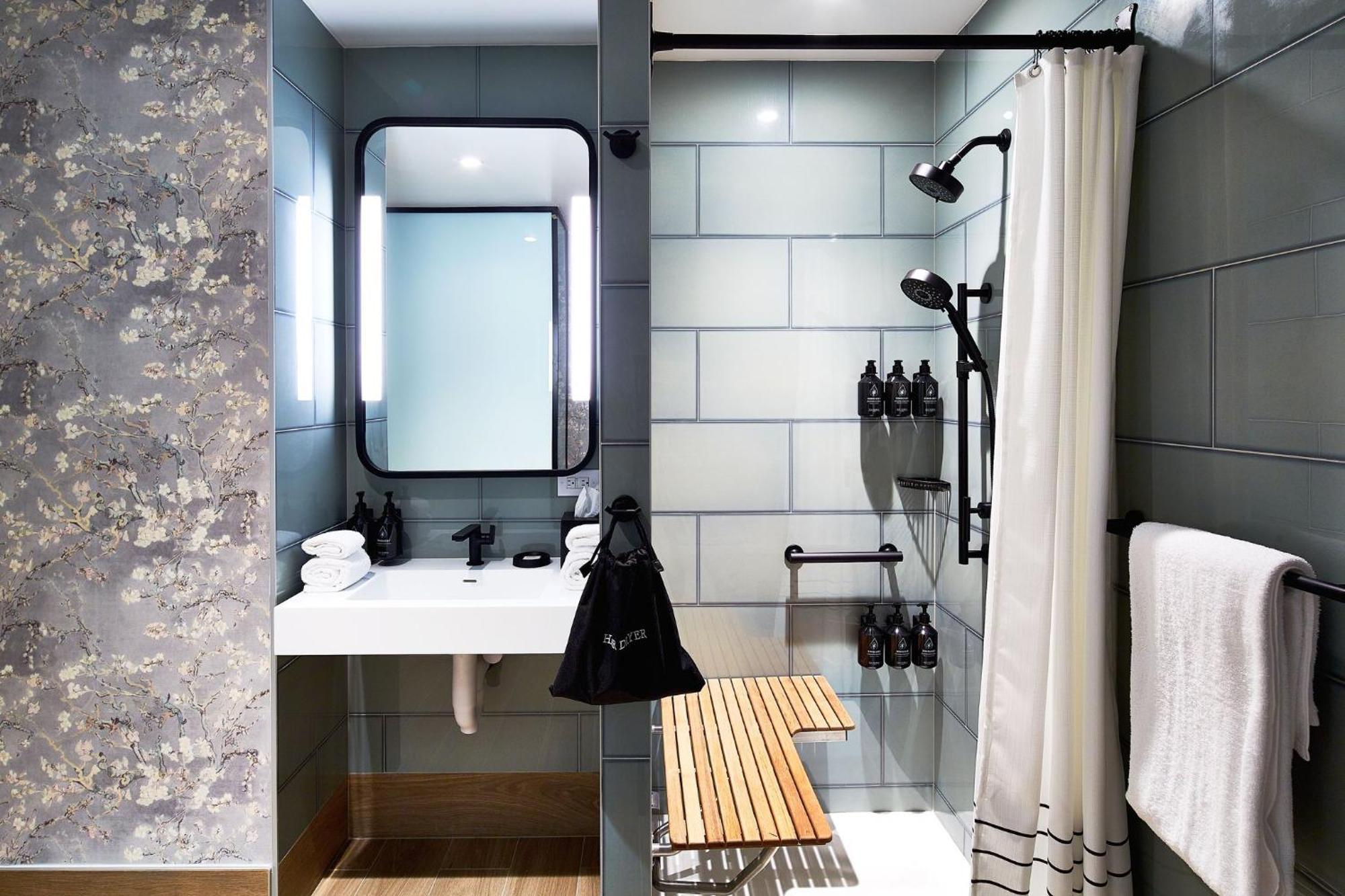 Standard Queen Room Two Queen Beds Mobility Accessible Roll Shower