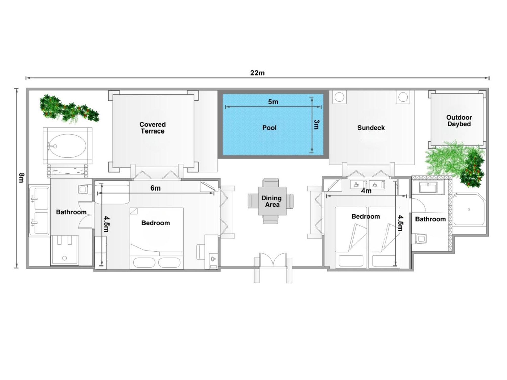 Two Bedroom Pool Villa Suite