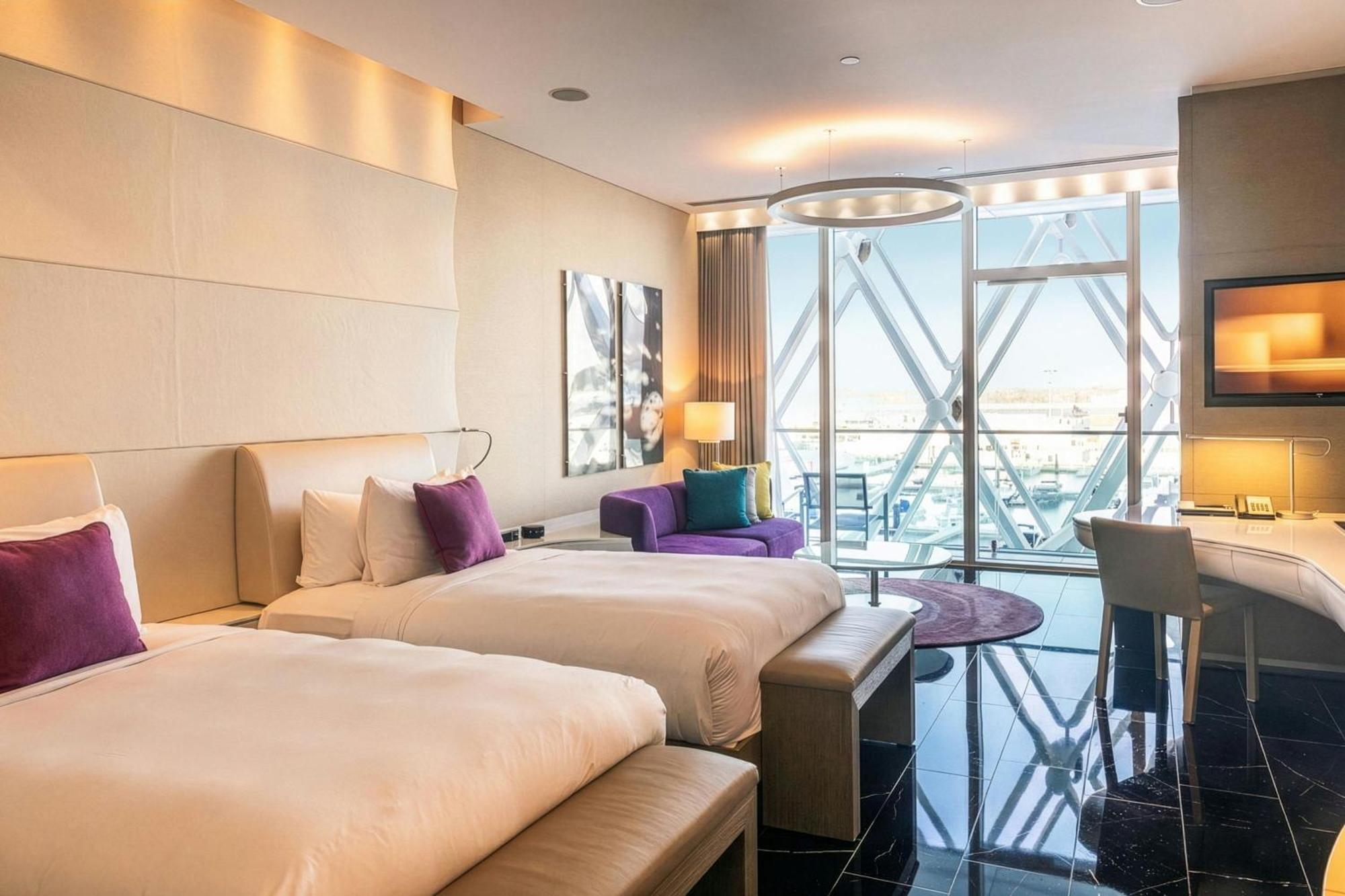 Deluxe Guest Room 2 Twin or Single Beds Marina View Complimentary Yas Beach Access