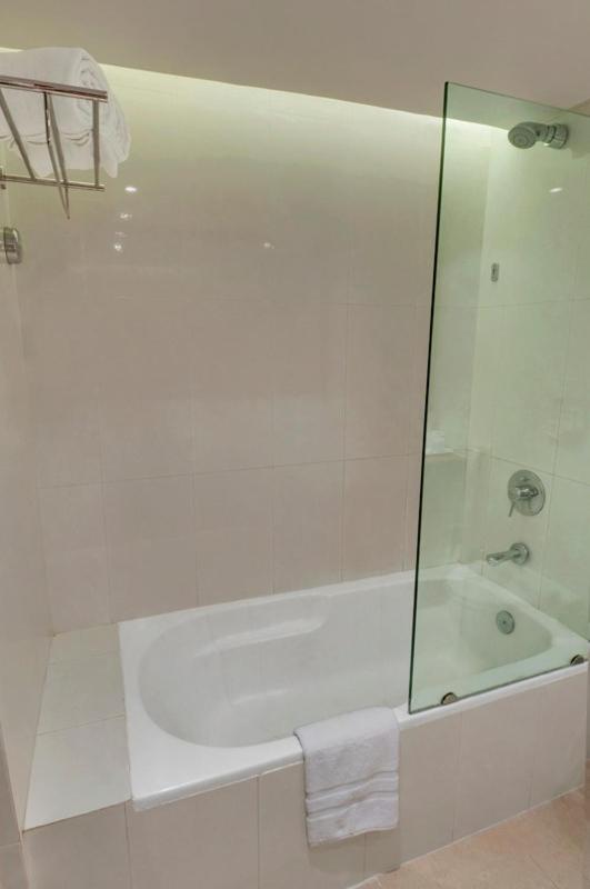Deluxe Double Room bathtub