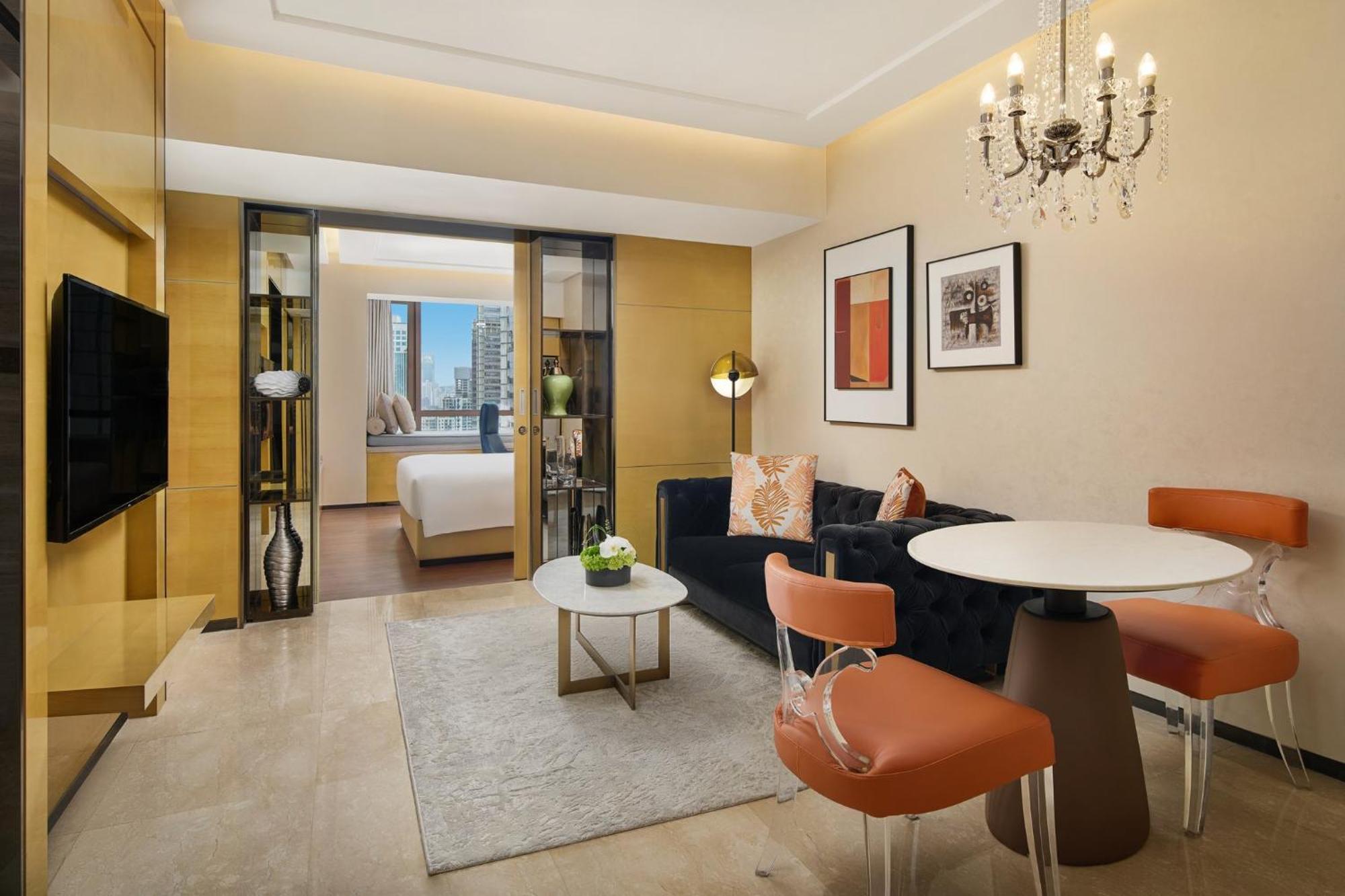 One-Bedroom Suite Living or Dining Area Kitchenette