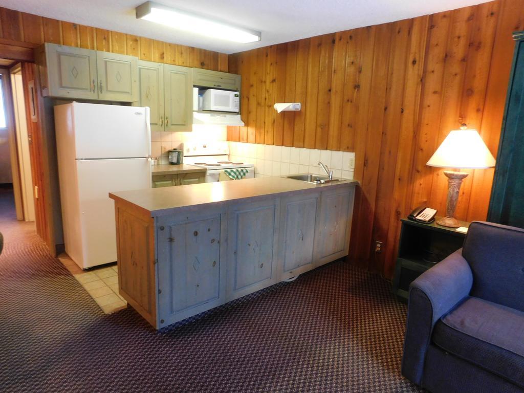 One-Bedroom Condo Fireplace