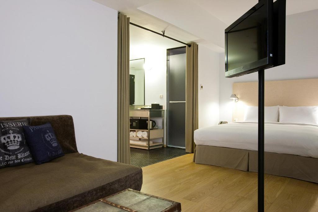 Zimmer mit extra großem Kingsize-Bett