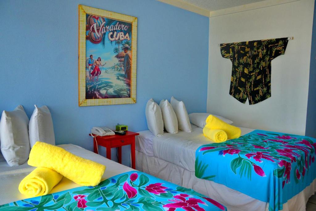 Zimmer mit 2 Doppelbetten
