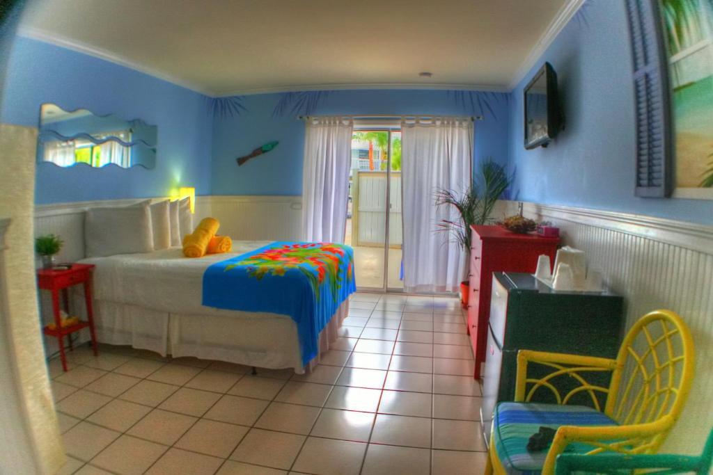 Deluxe Zimmer mit Queensize-Bett und Terrasse