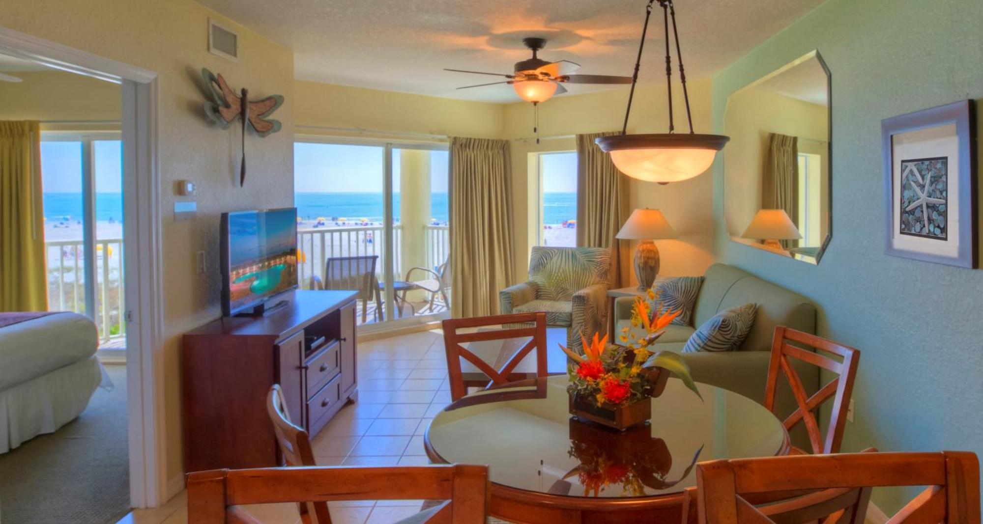 Two-Bedroom Suite Balcony Partial Gulf View