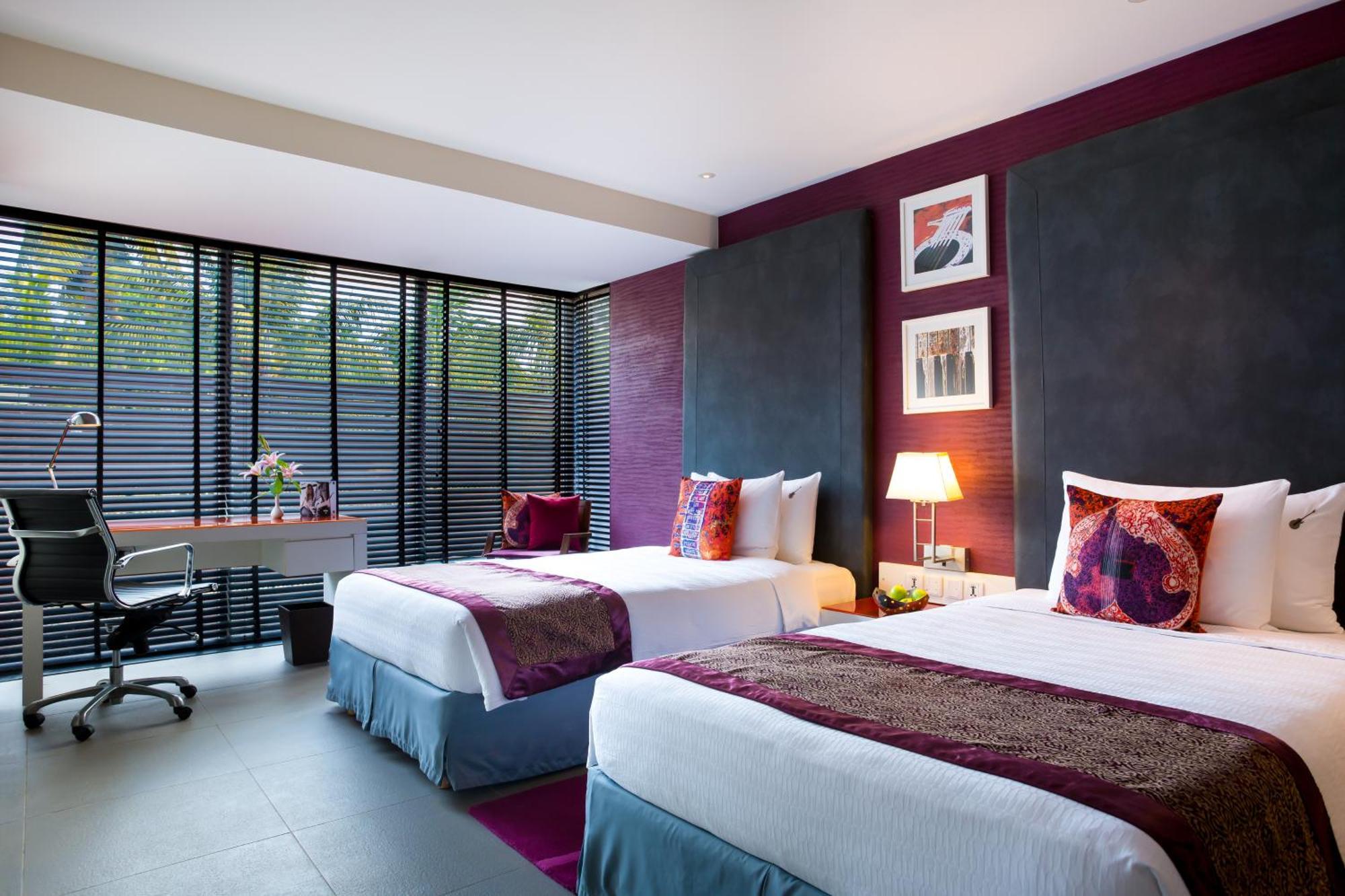 Deluxe Twin Room Pool View on F&B & Spa Happy Hours 11 7pm to 9 pm,713404588:JPEG