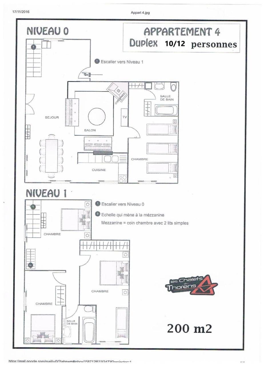 Appartement met 3 slaapkamers (4-8 volwassenen)